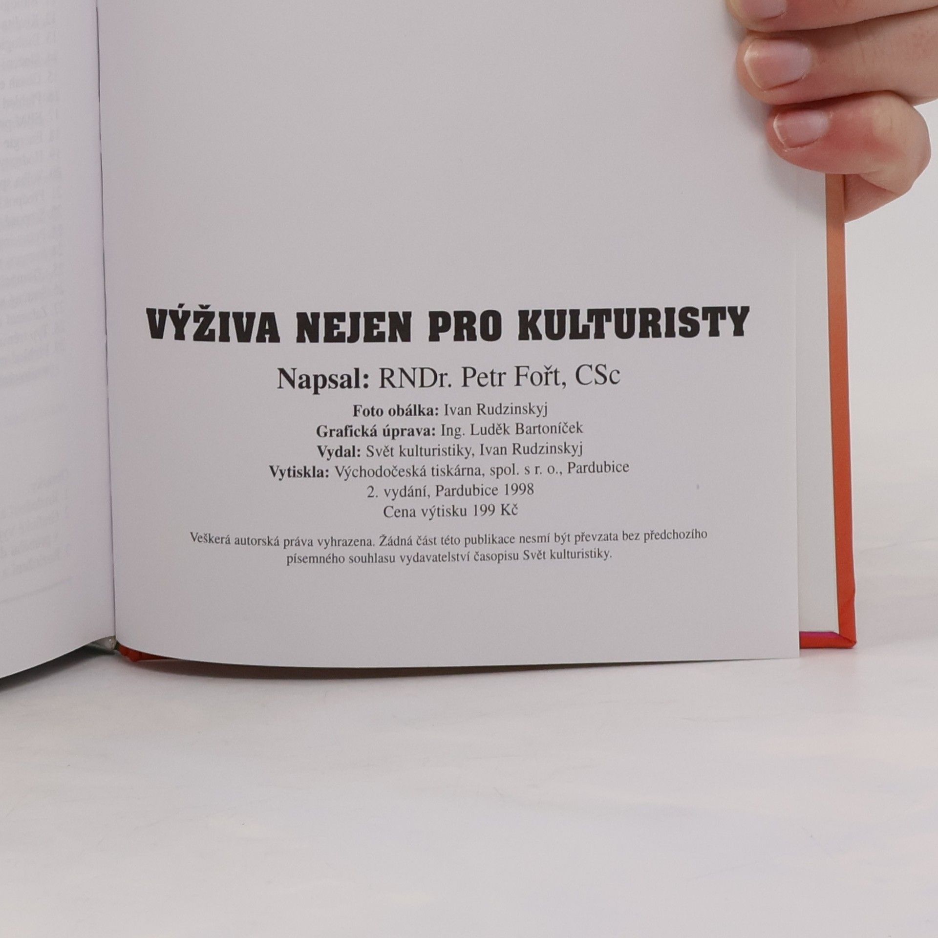 Petr Fořt Výživa nejen pro kulturisty
