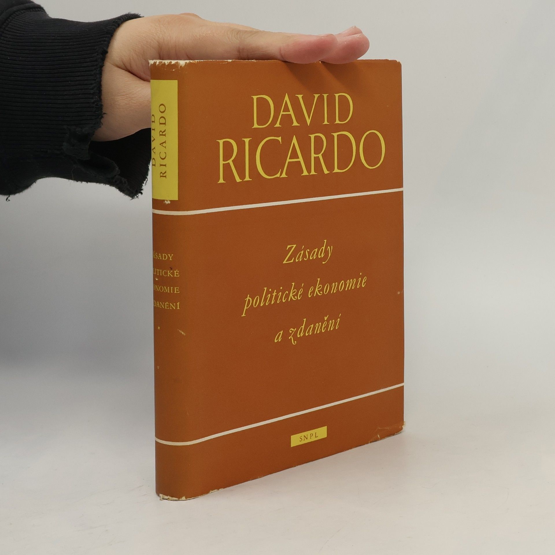 David Ricardo Zásady politické ekonomie a zdanění