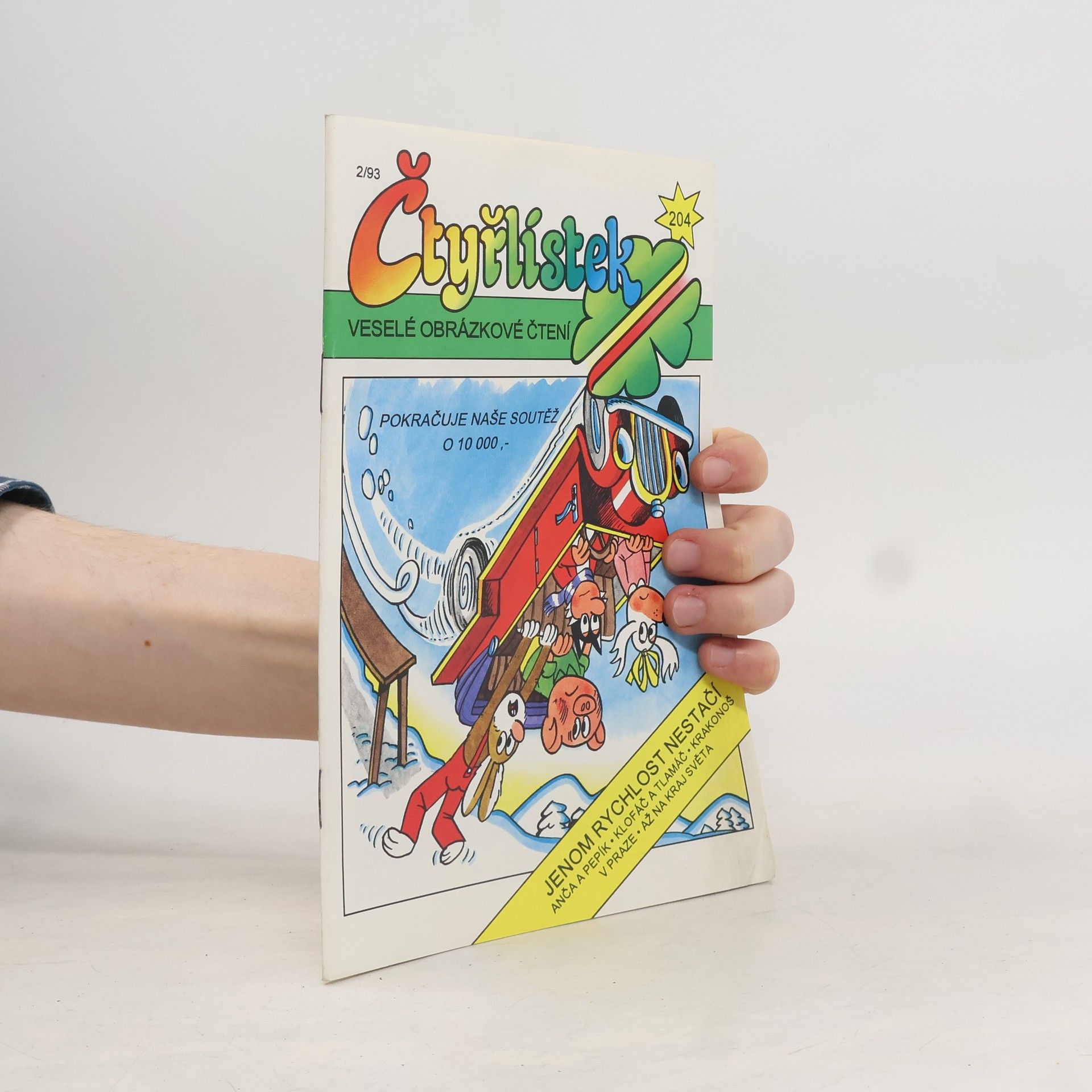 Kolektiv autorů Čtyřlístek 204, 2/1993. Jenom rychlost nestačí