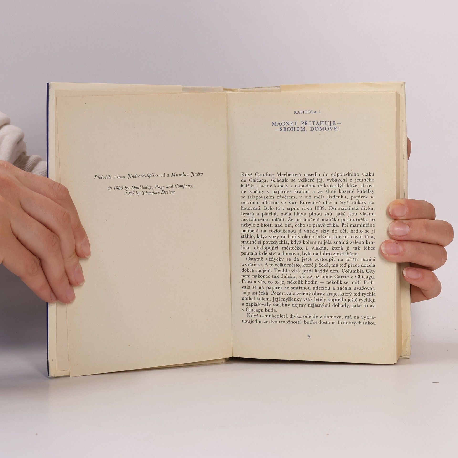 Theodore Dreiser Sestřička Carrie