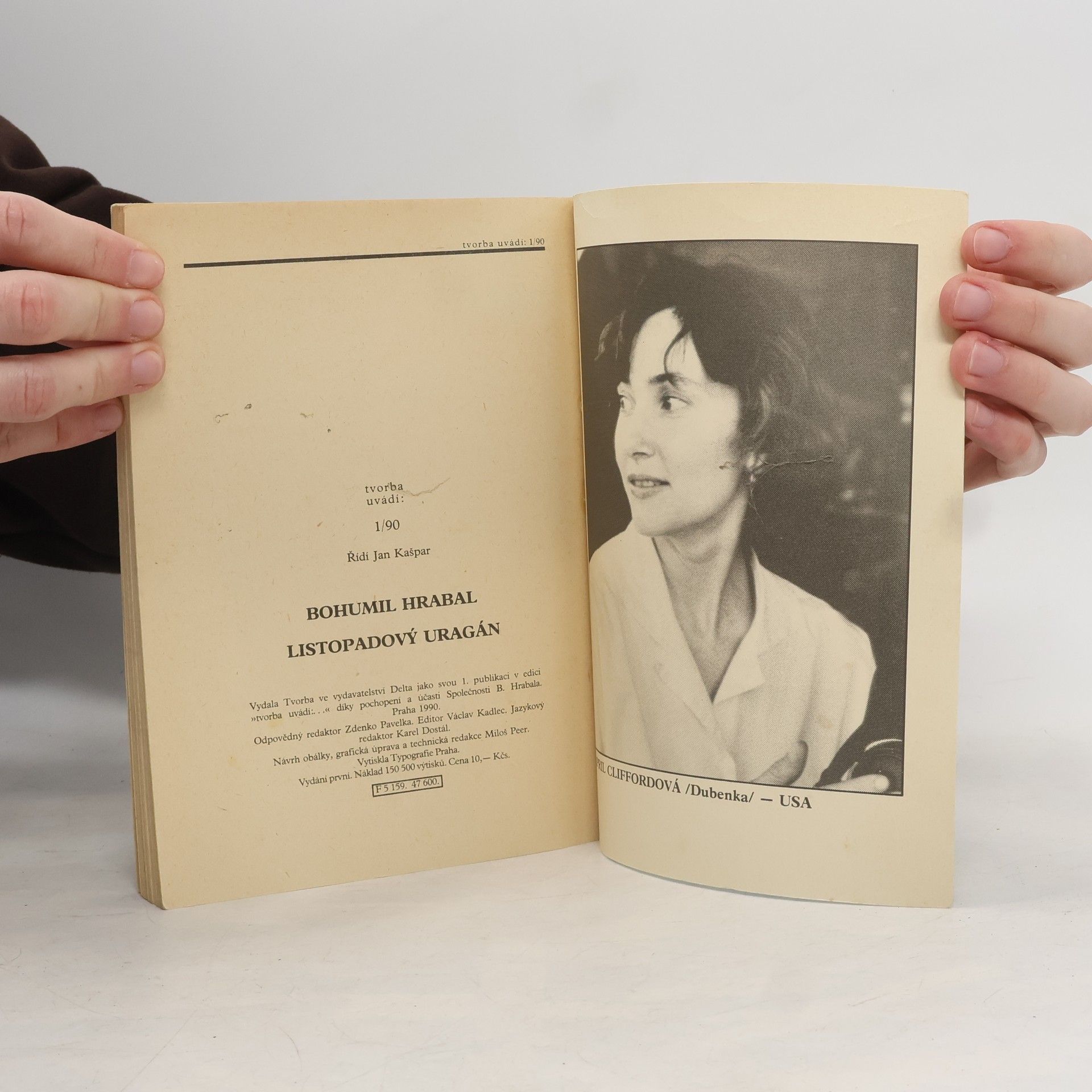 Bohumil Hrabal Listopadový uragán