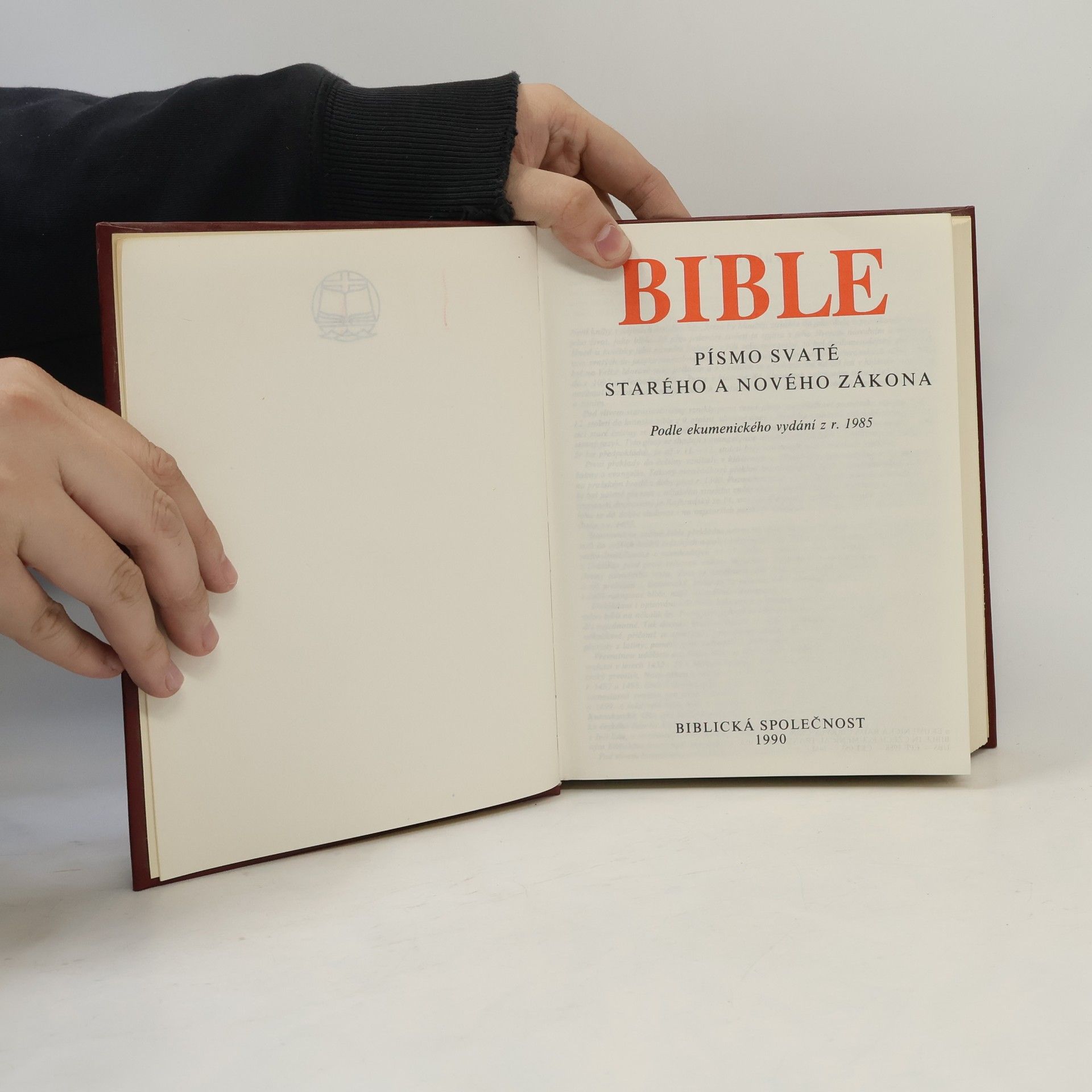 Kolektiv autorů Bible. Písmo svaté Starého a Nového zákona. Podle ekumenického vydání z r. 1985