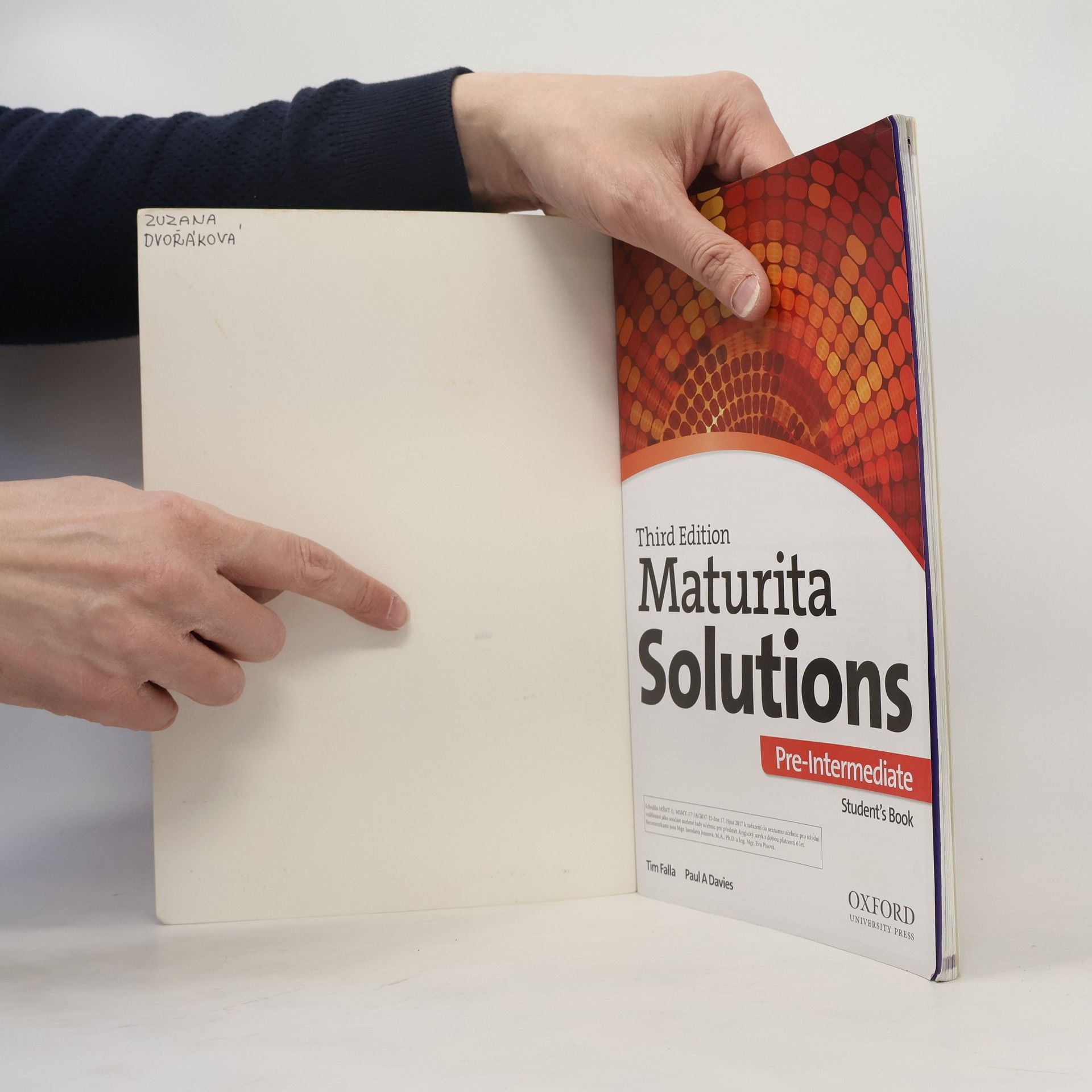 Tim Falla Maturita solutions : third edition. Pre-intermediate. Student's book