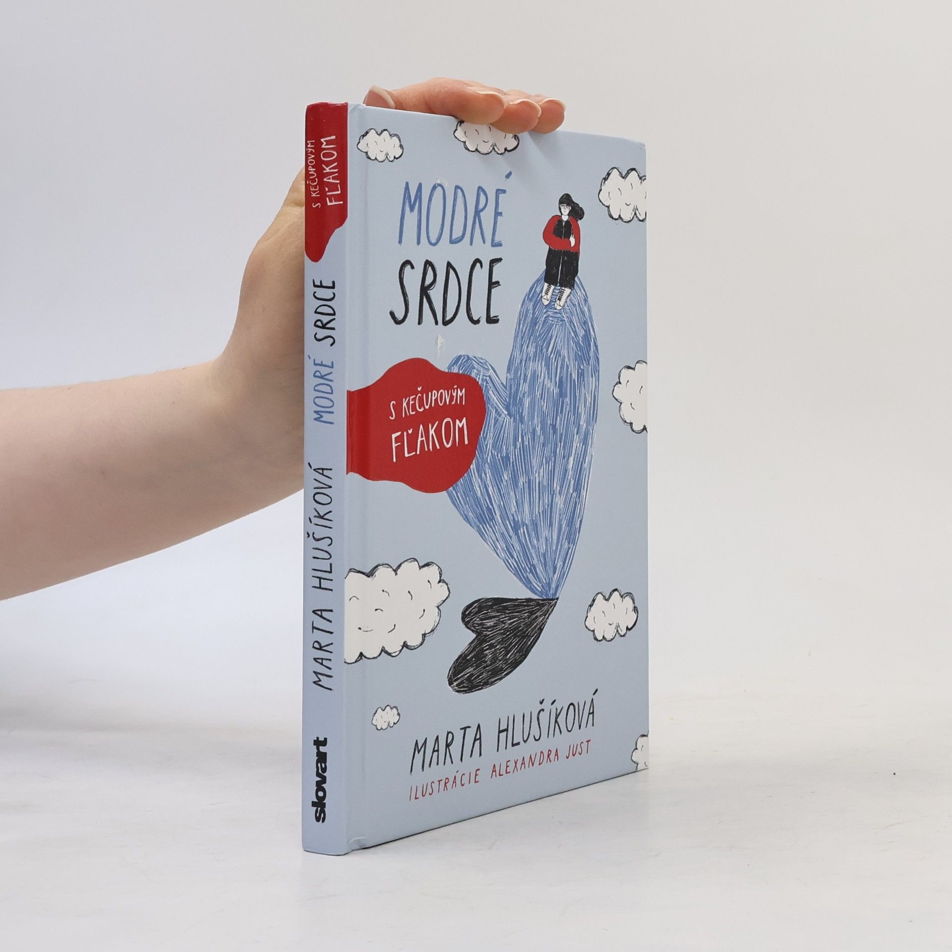 Marta Hlušíková Modré srdce s kečupovým fľakom