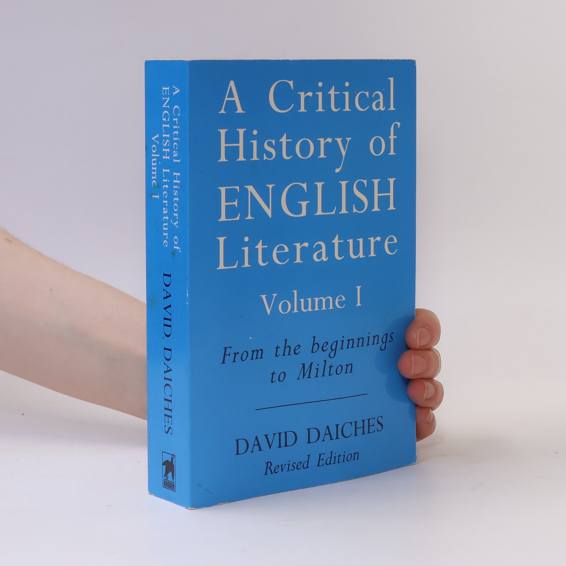 David Daiches A Critical History of English Literature