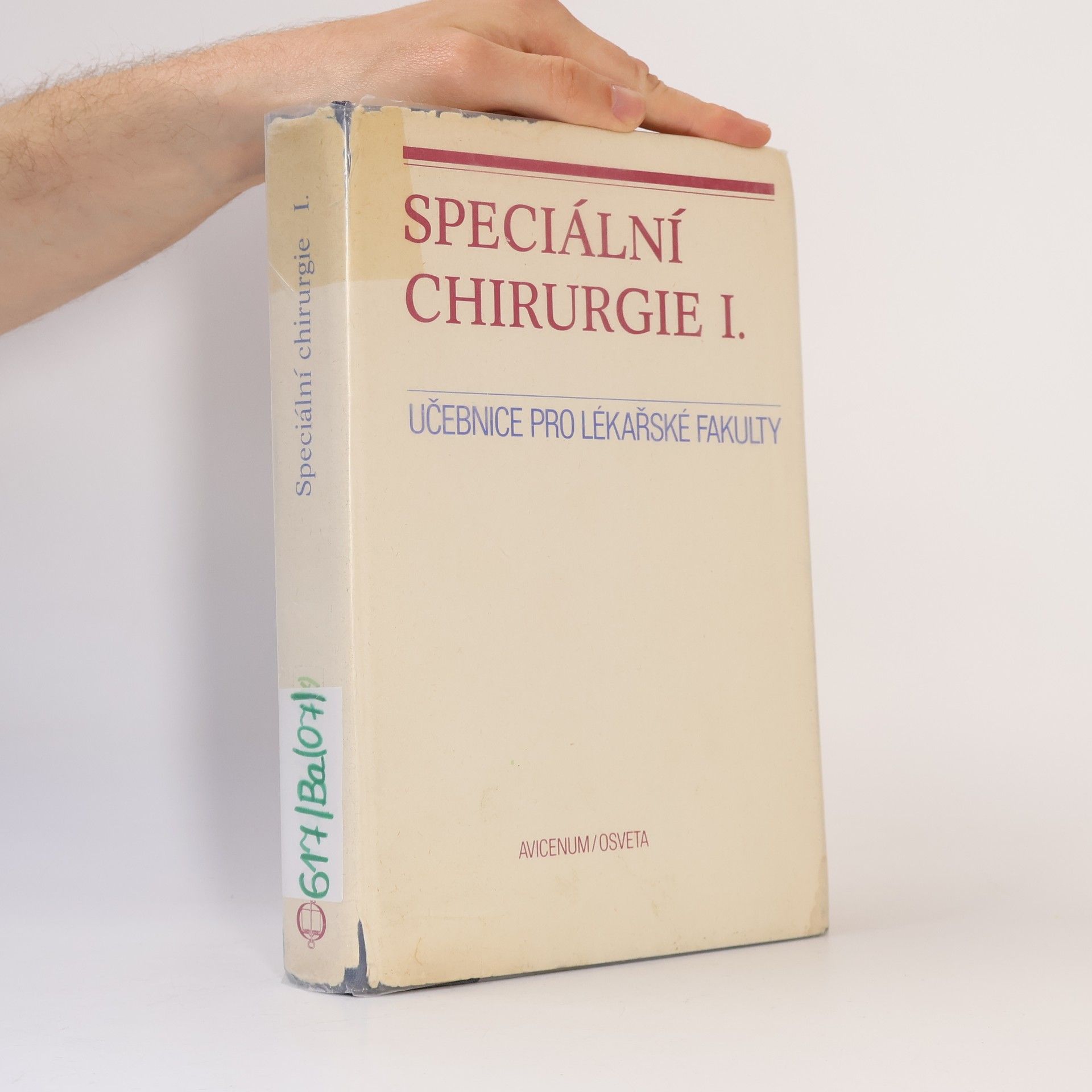 Prof. MUDr. Vladimír Balaš, DrSc Speciální chirurgie I.