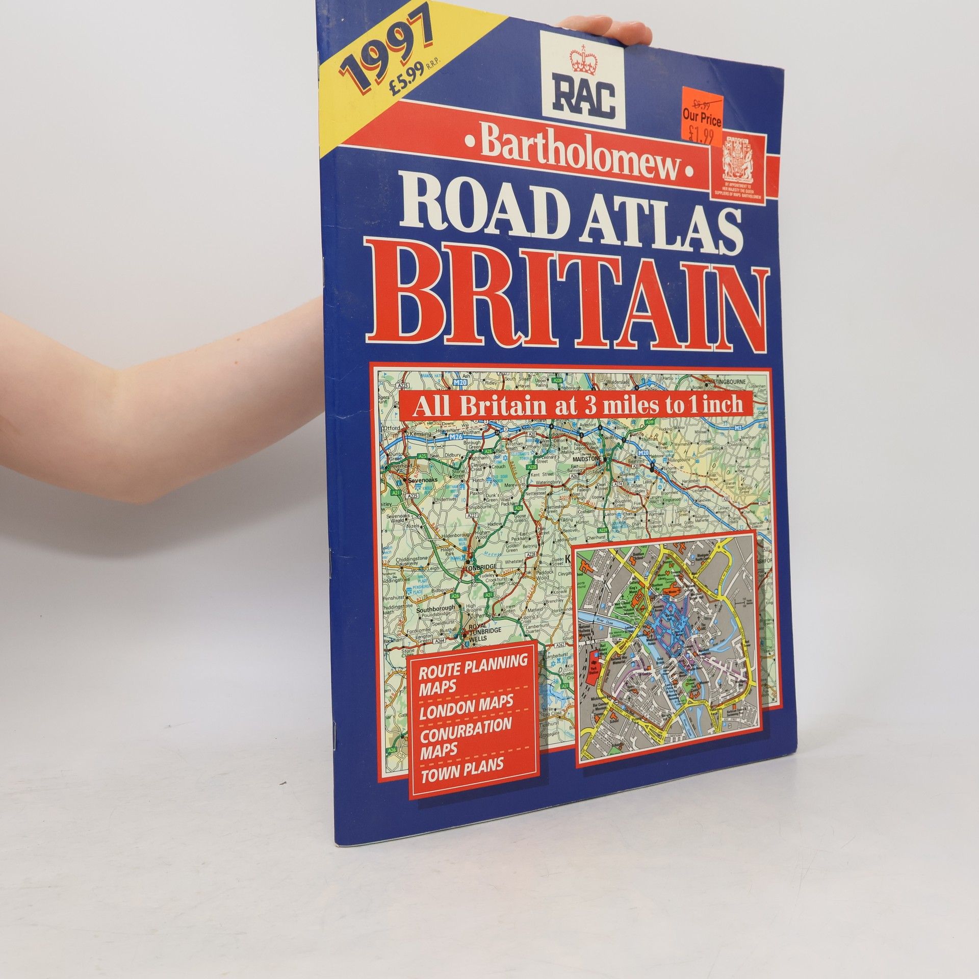 Royal Automobile Club RAC/Bartholomew Road Atlas Britain 1997