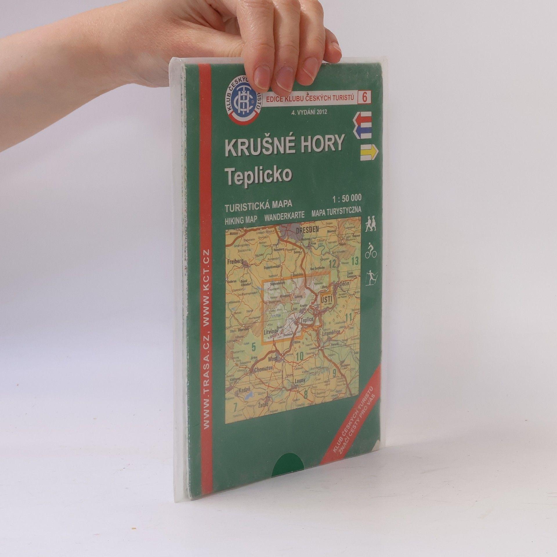 Collectif d'auteurs Krušné hory Teplicko : turistická mapa 1:50 000