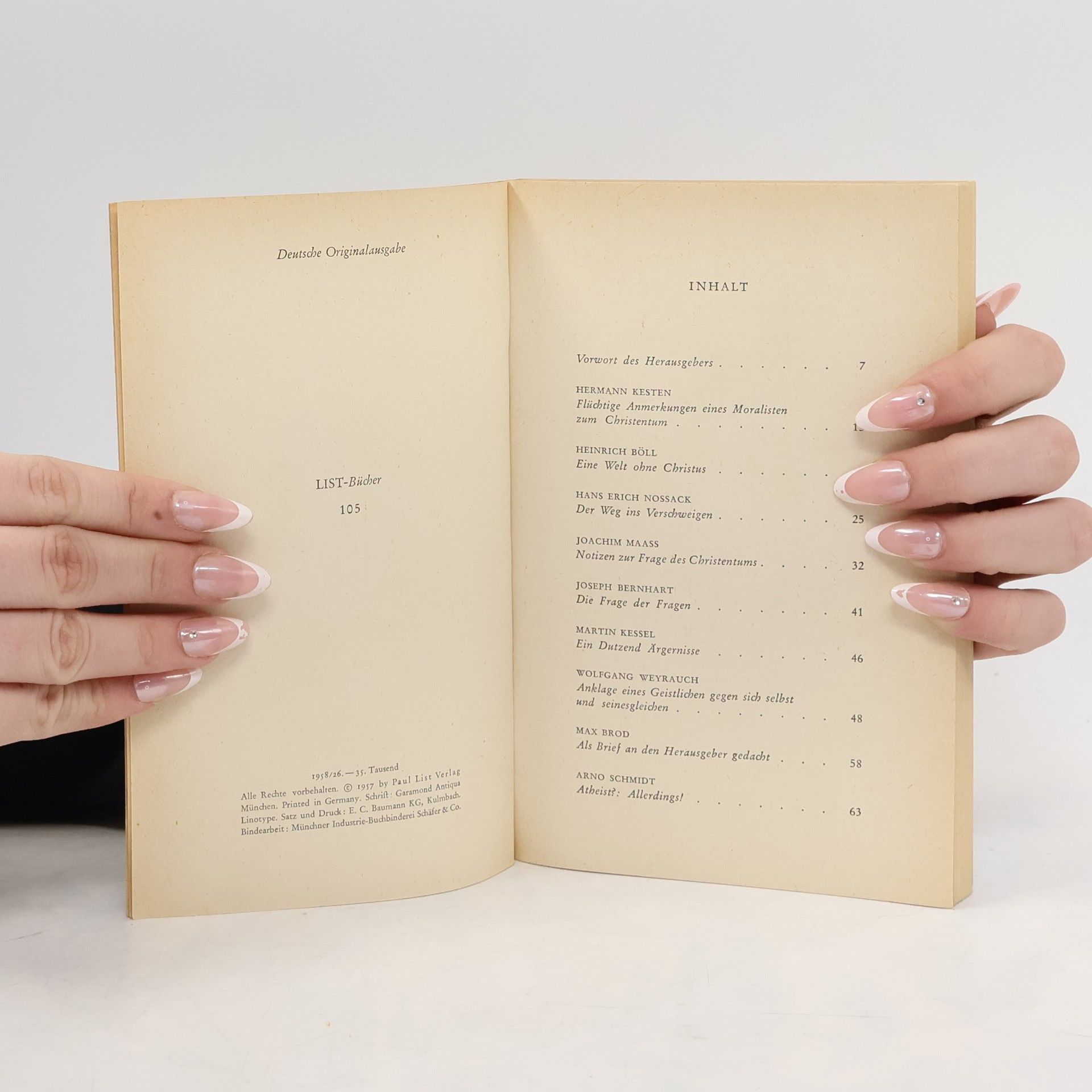 Collectif d'auteurs Was halten Sie vom Christentum