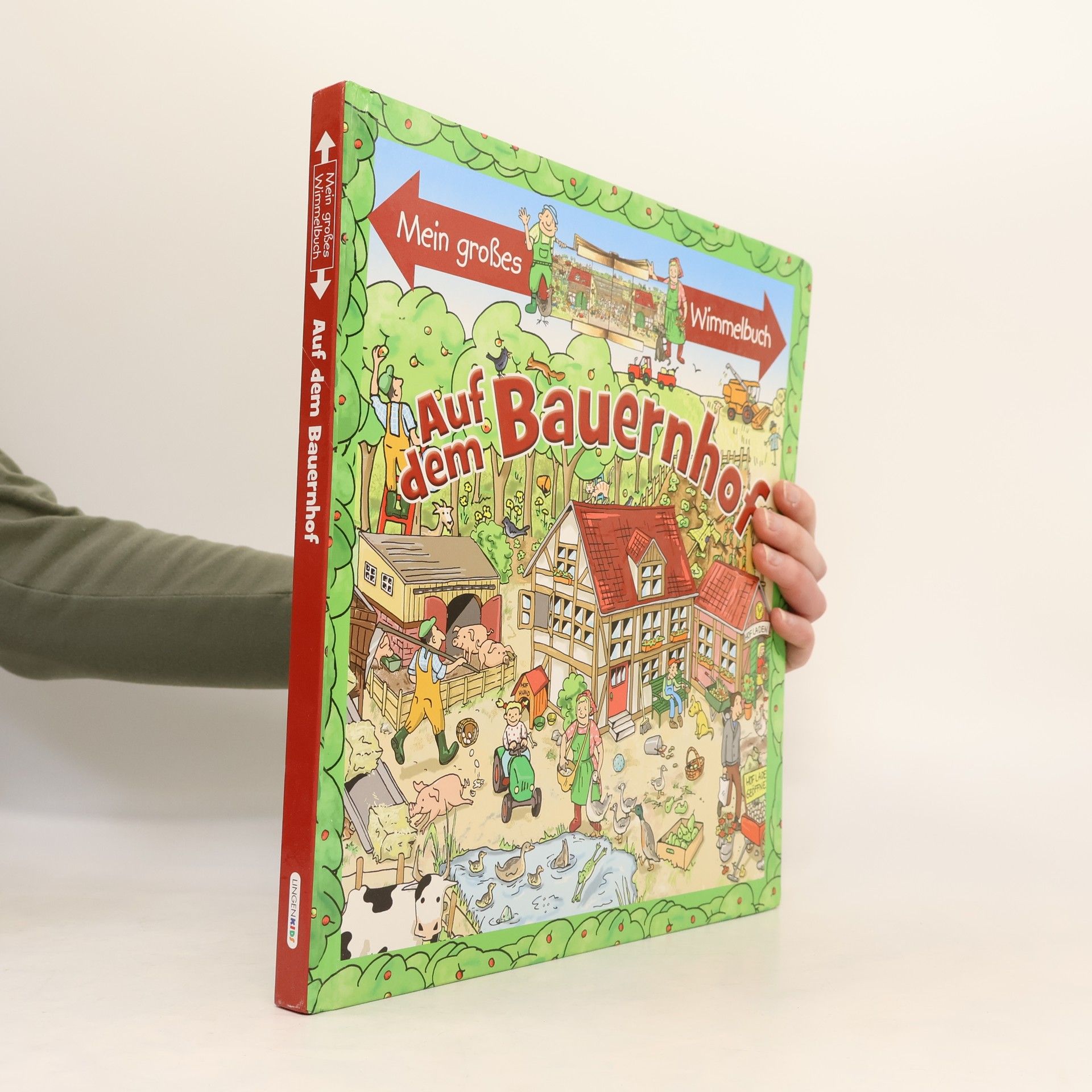 Kolektiv autorů Mein großes Wimmelbuch. Auf dem Bauernhof