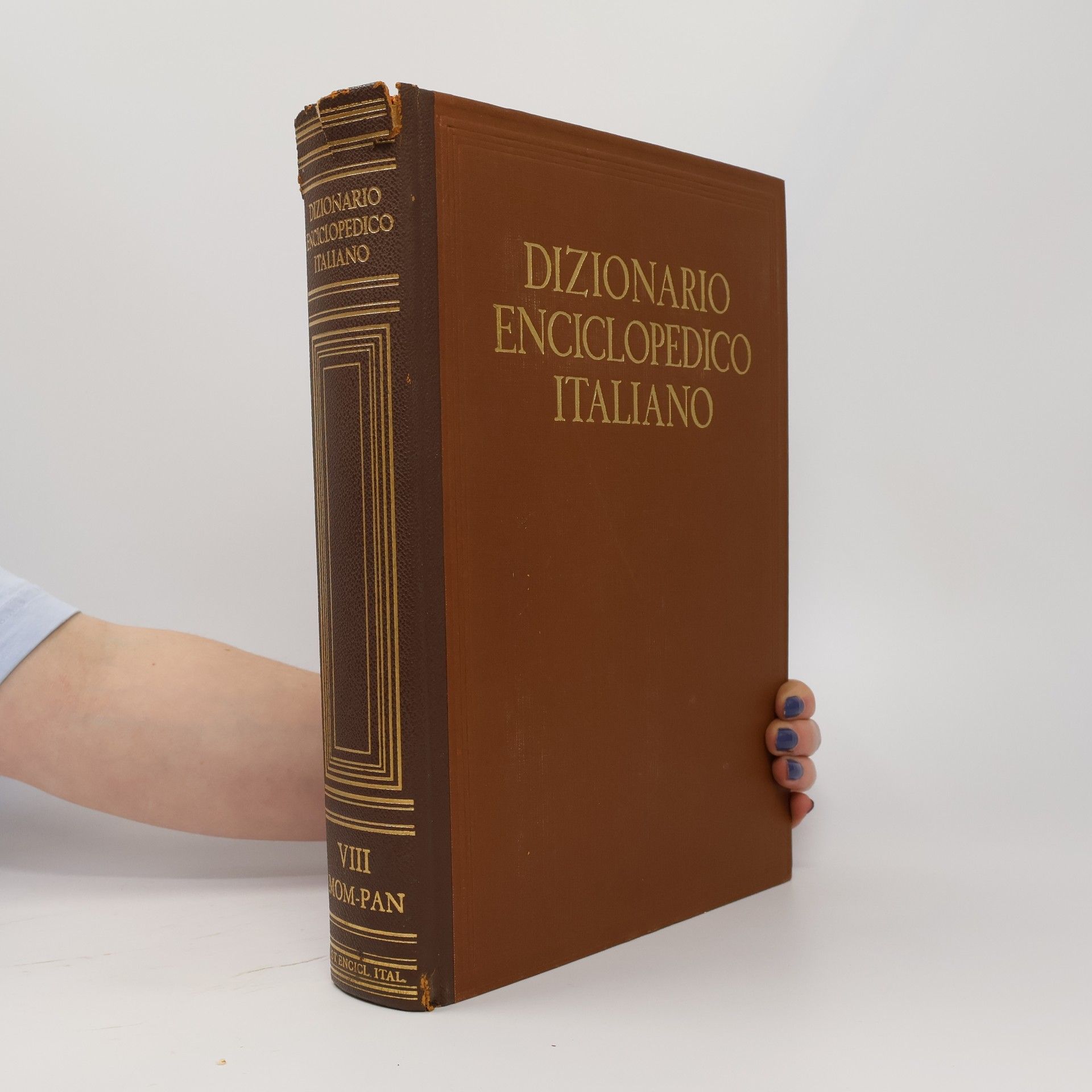 Autores varios Dizionario enciclopedico italiano VIII. MOM-PAN