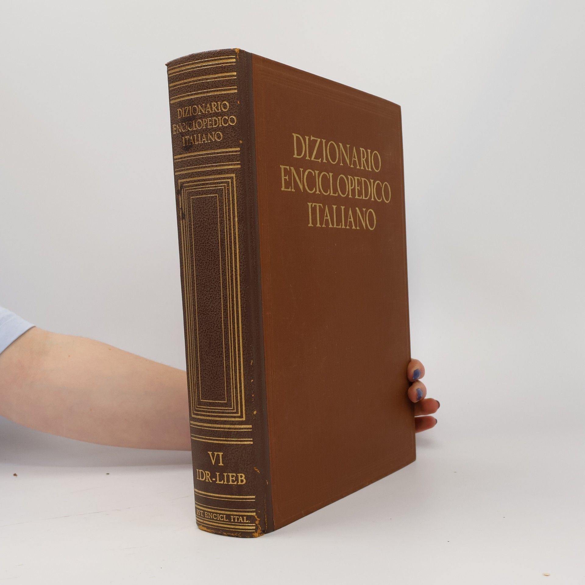 Autores varios Dizionario enciclopedico italiano VI. Idr-Lieb