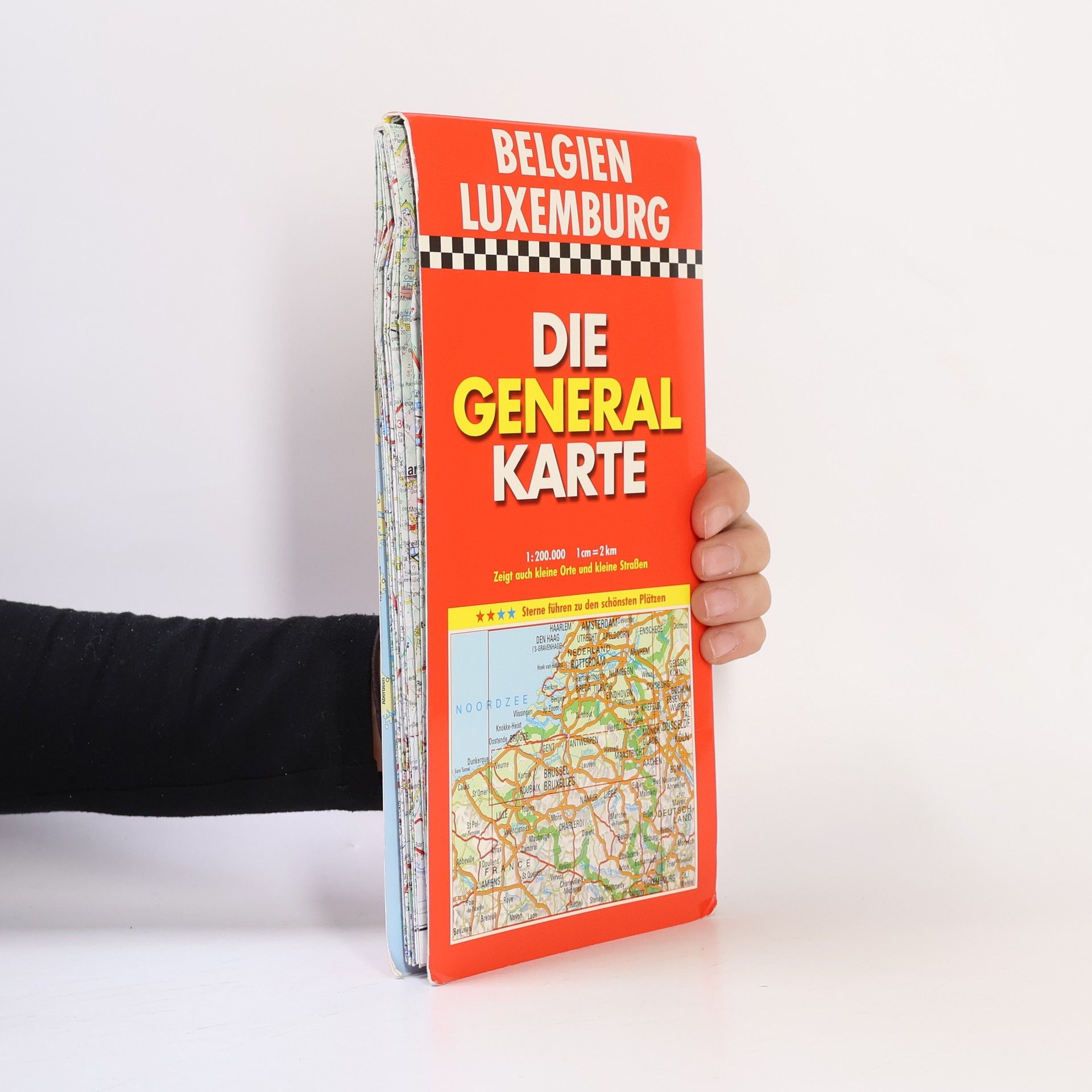 Mair Die Generalkarte Belgien/Luxemburg 1:200 000