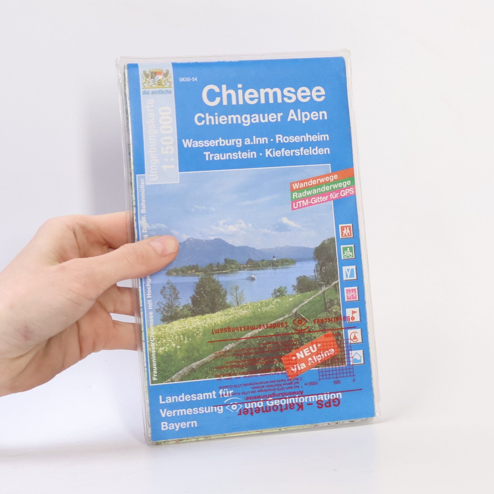 Dr. W. Bahnmüller UK50-54 Chiemsee, Chiemgauer Alpen: Wasserburg a.Inn, Rosenheim, Traunstein, Kiefersfelden, Trostberg, Traunreut, Ruhpolding, Reit im Winkl, Prien