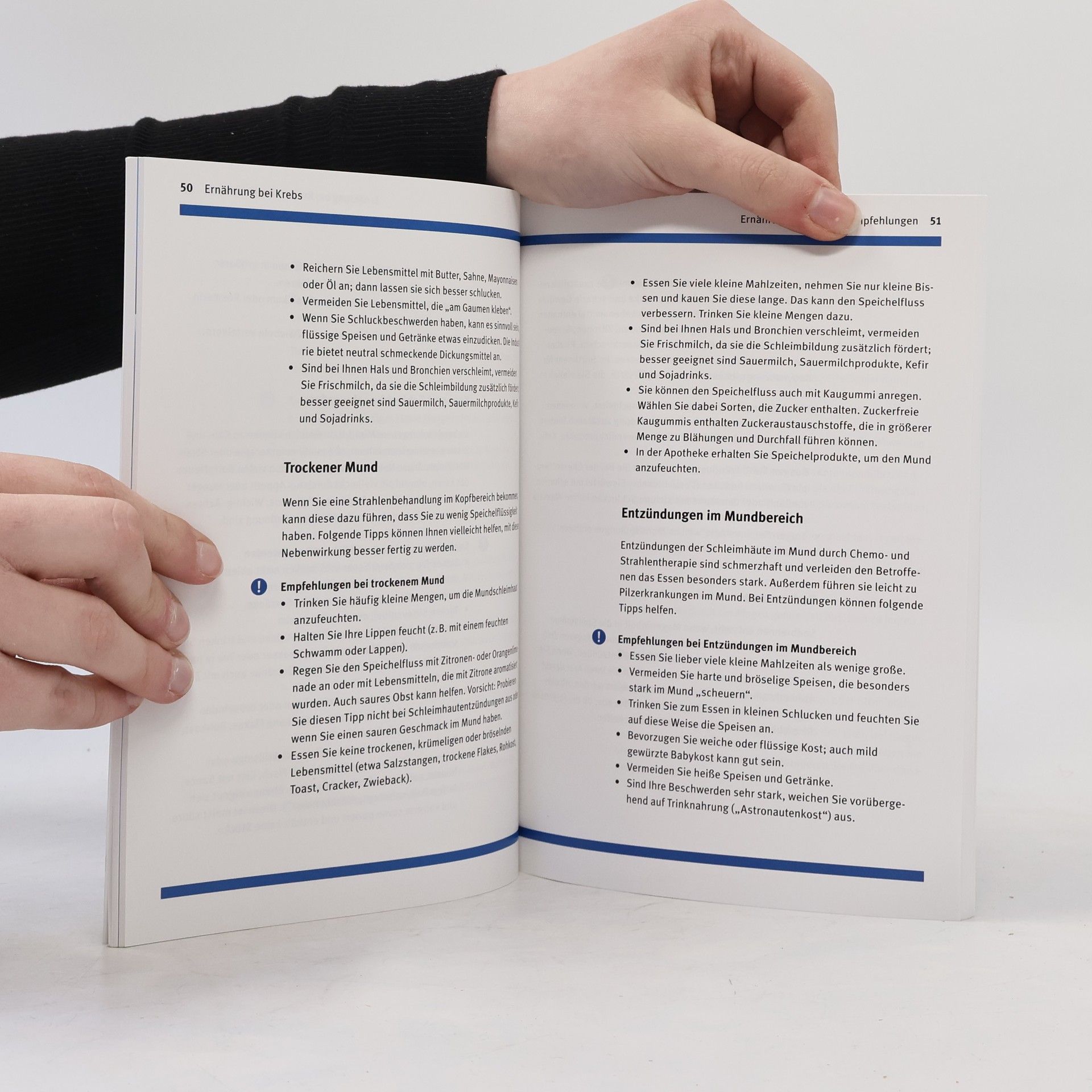 Autorenkollektiv Ernährung bei Krebs 46. Die blauen Ratgeber