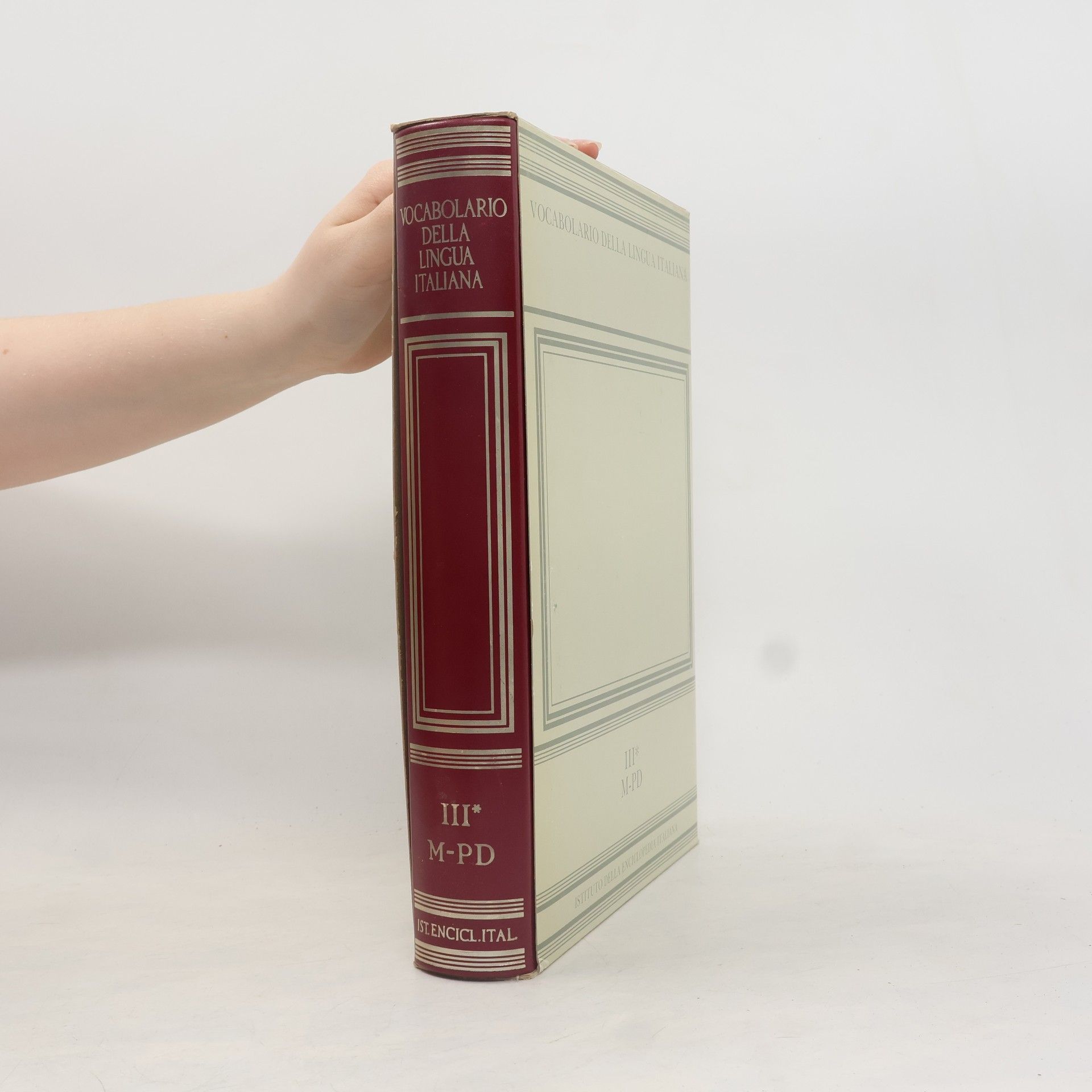 Various authors Vocabolario della lingua Italiana III. M-PD