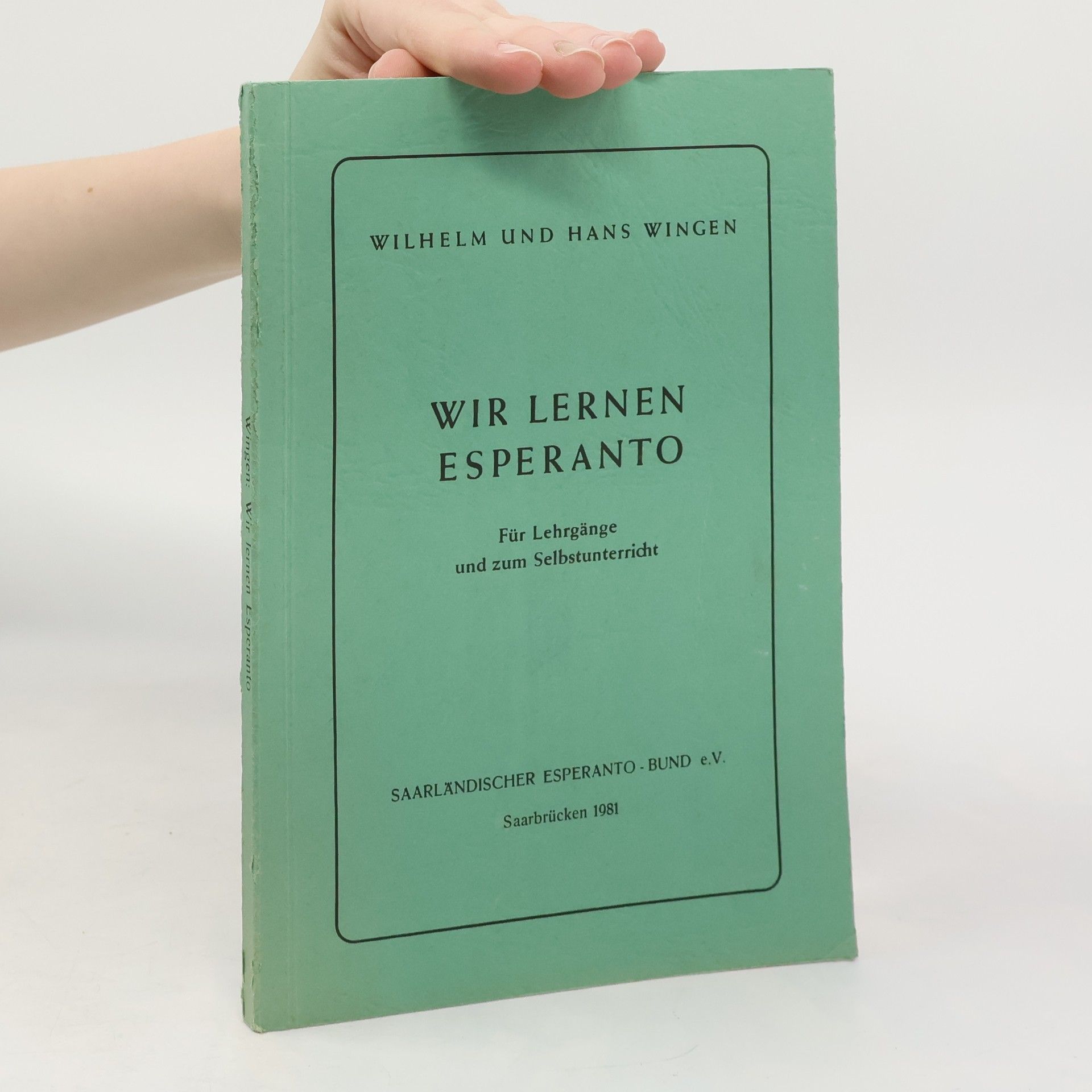 Wilhelm Wingen Wir lernen Esperanto