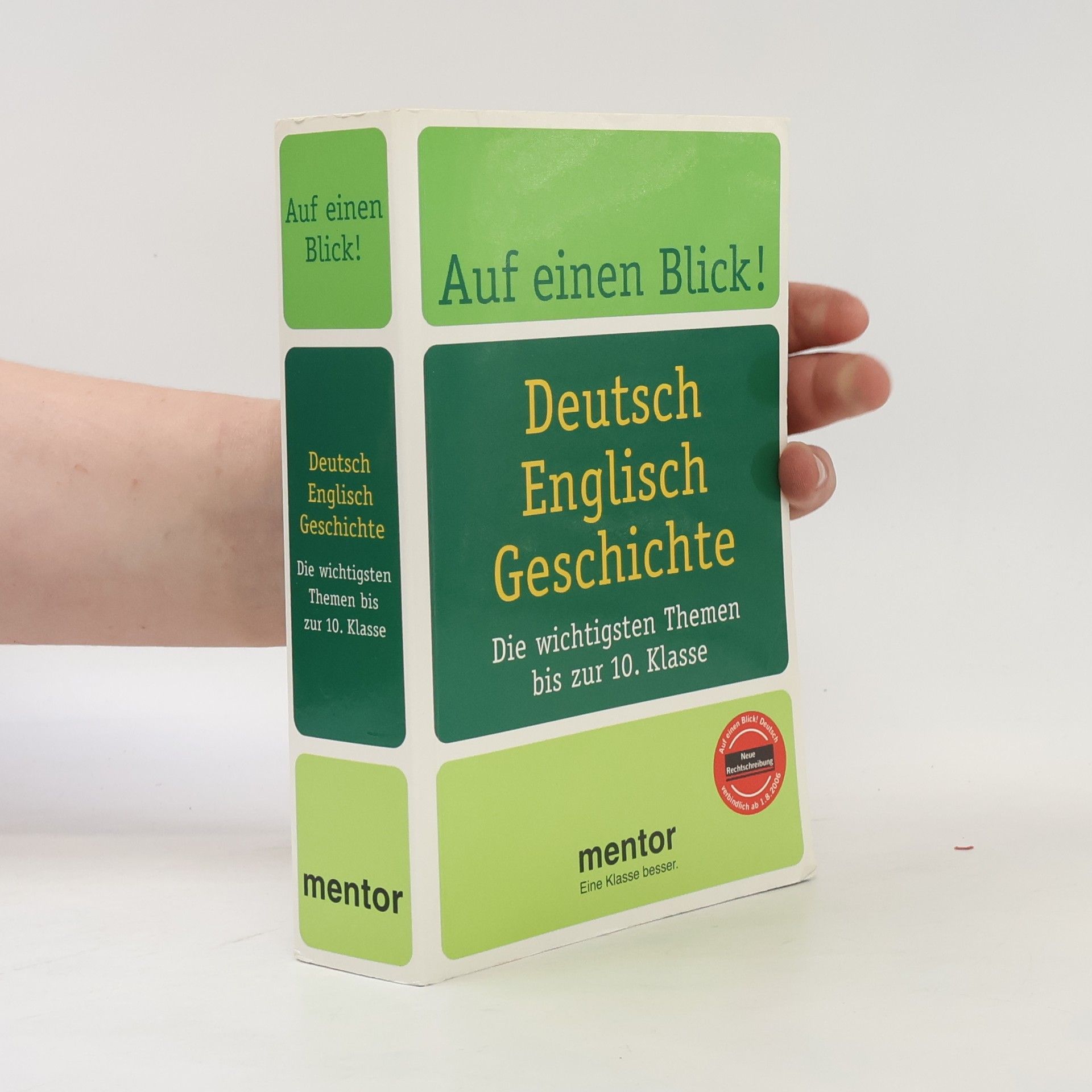 Dietmar Schäfer Auf einen Blick! Deutsch, Englisch, Geschichte. Die wichtigsten Themen bis zur 10. Klasse