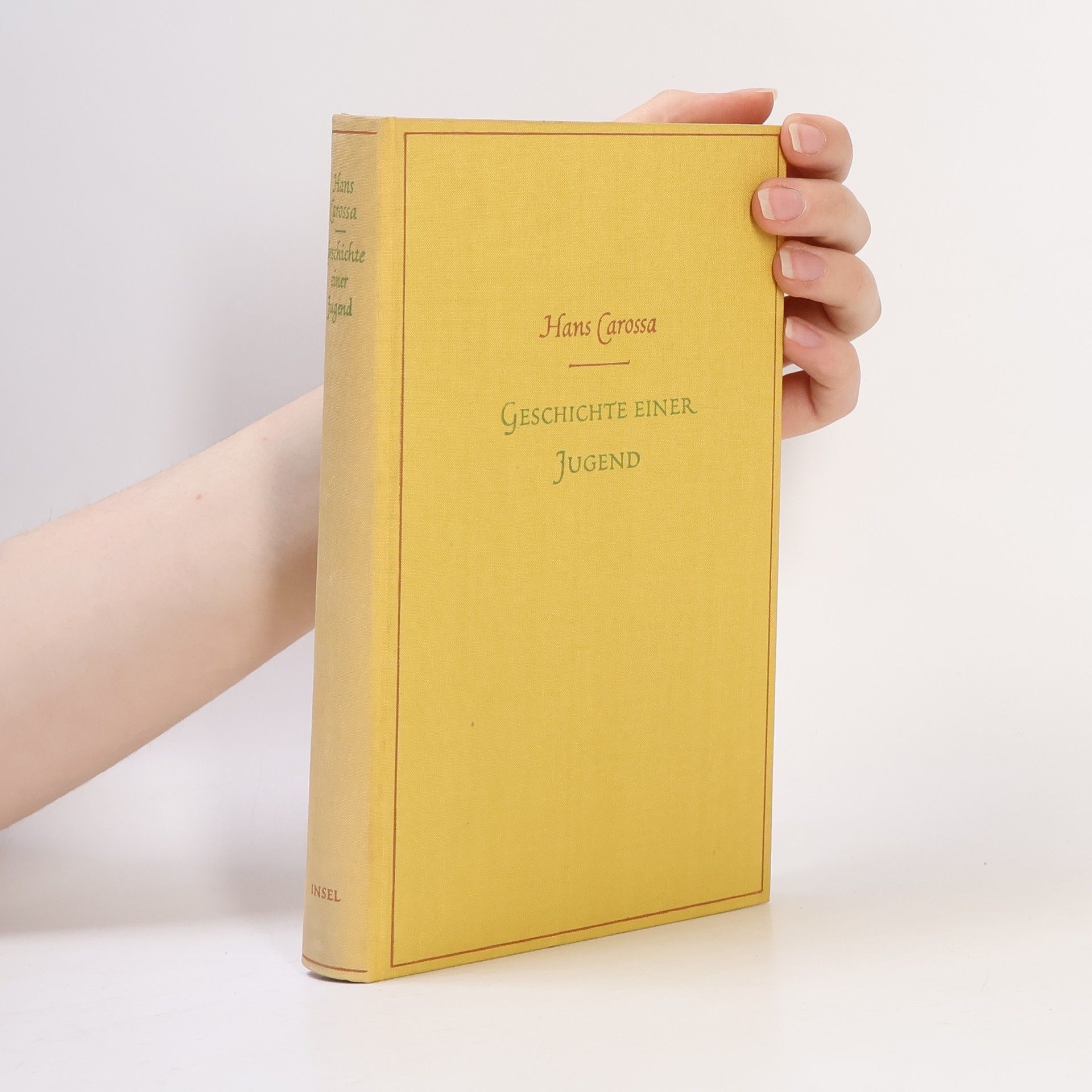 Hans Carossa Geschichte einer Jugend