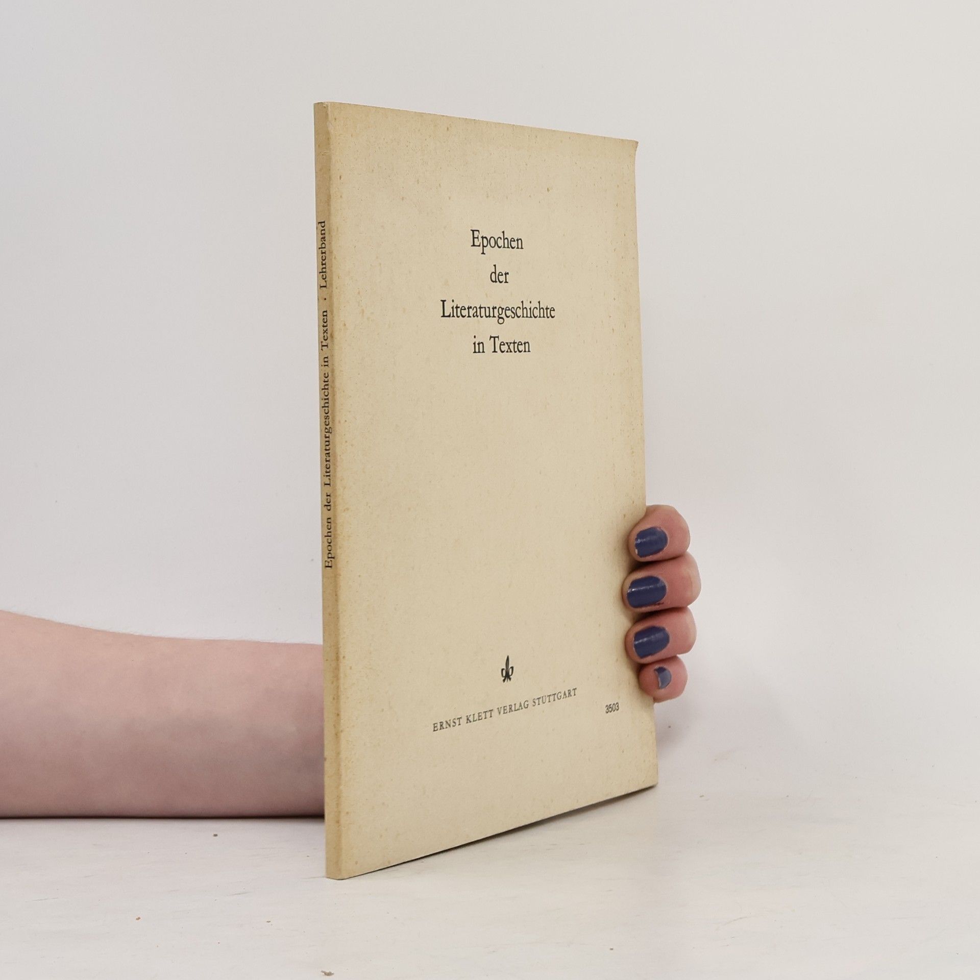 Kunibert Reinhard Epochen der Literaturgeschichte in Texten