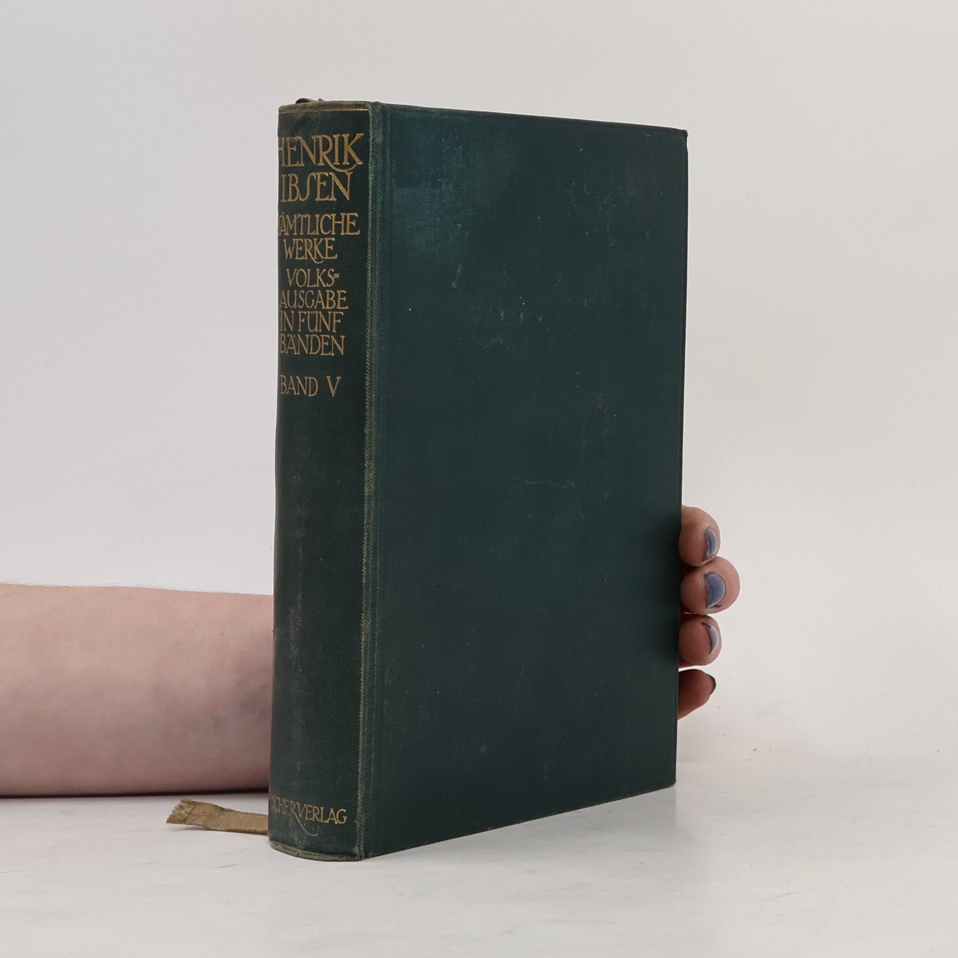 Henrik Ibsen Sämtliche Werke Volksausgabe in fünf Bänden. Band V