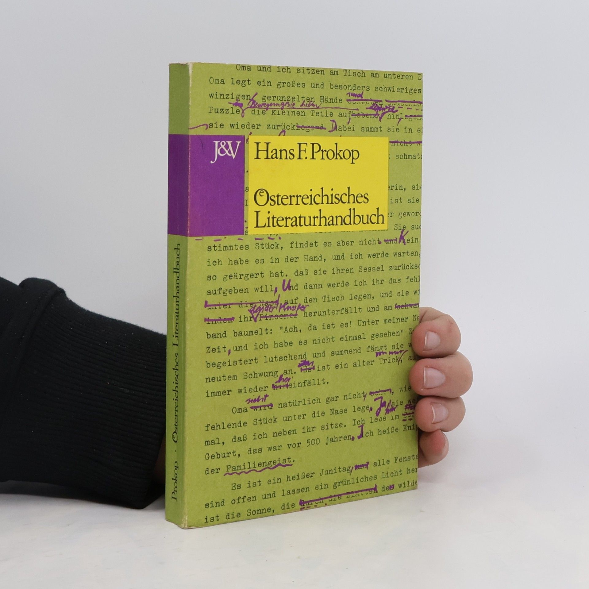 Hans F. Prokop Österreichisches Literaturhandbuch