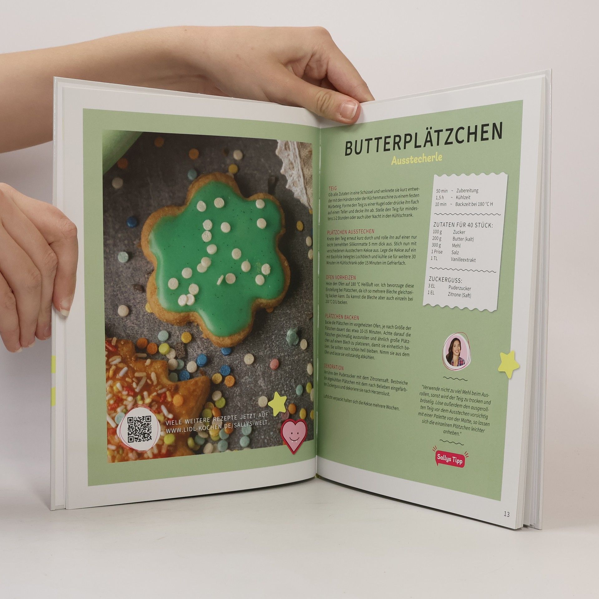 Saliha Özcan Backen mit Sally