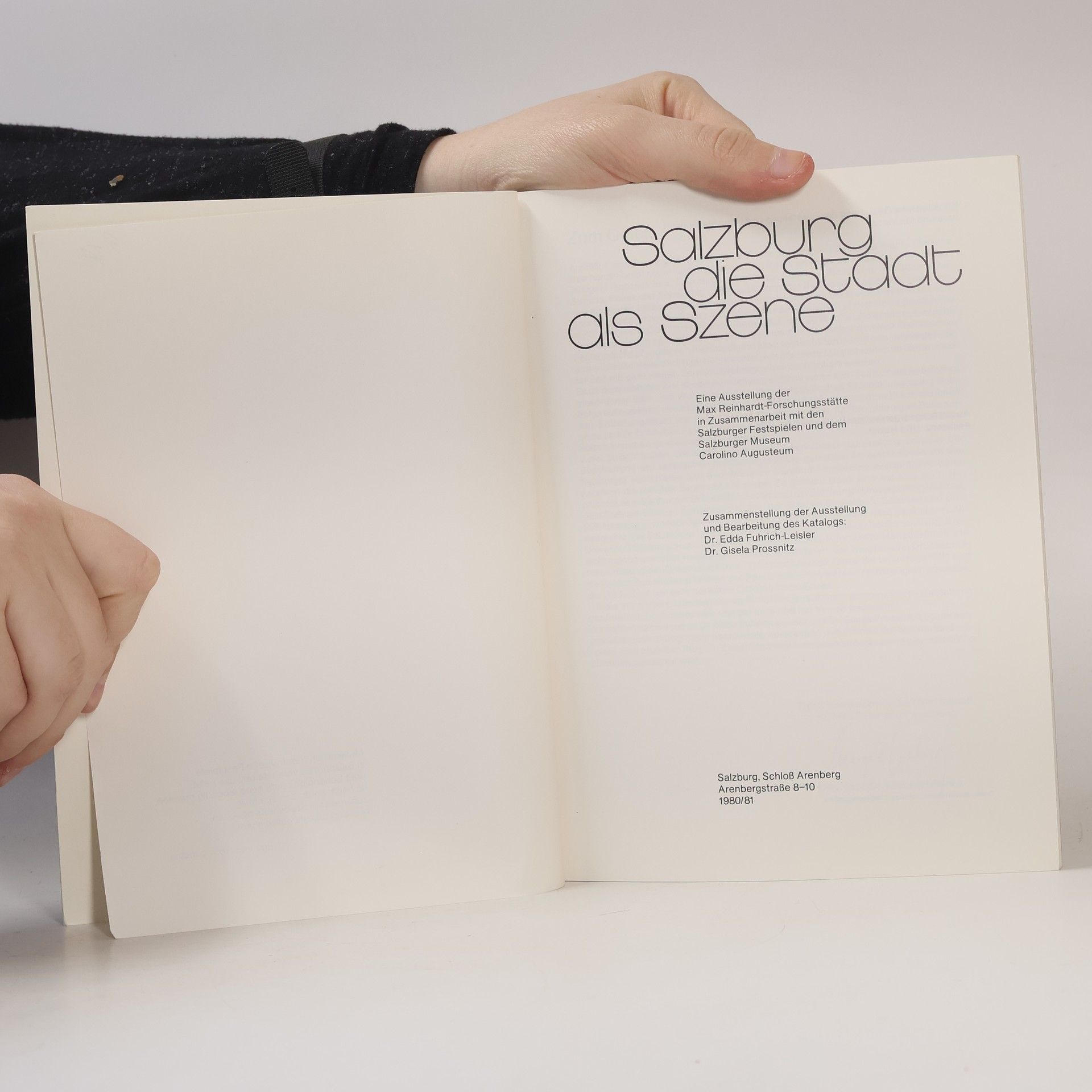Various authors Salzburg die Staat als Szene