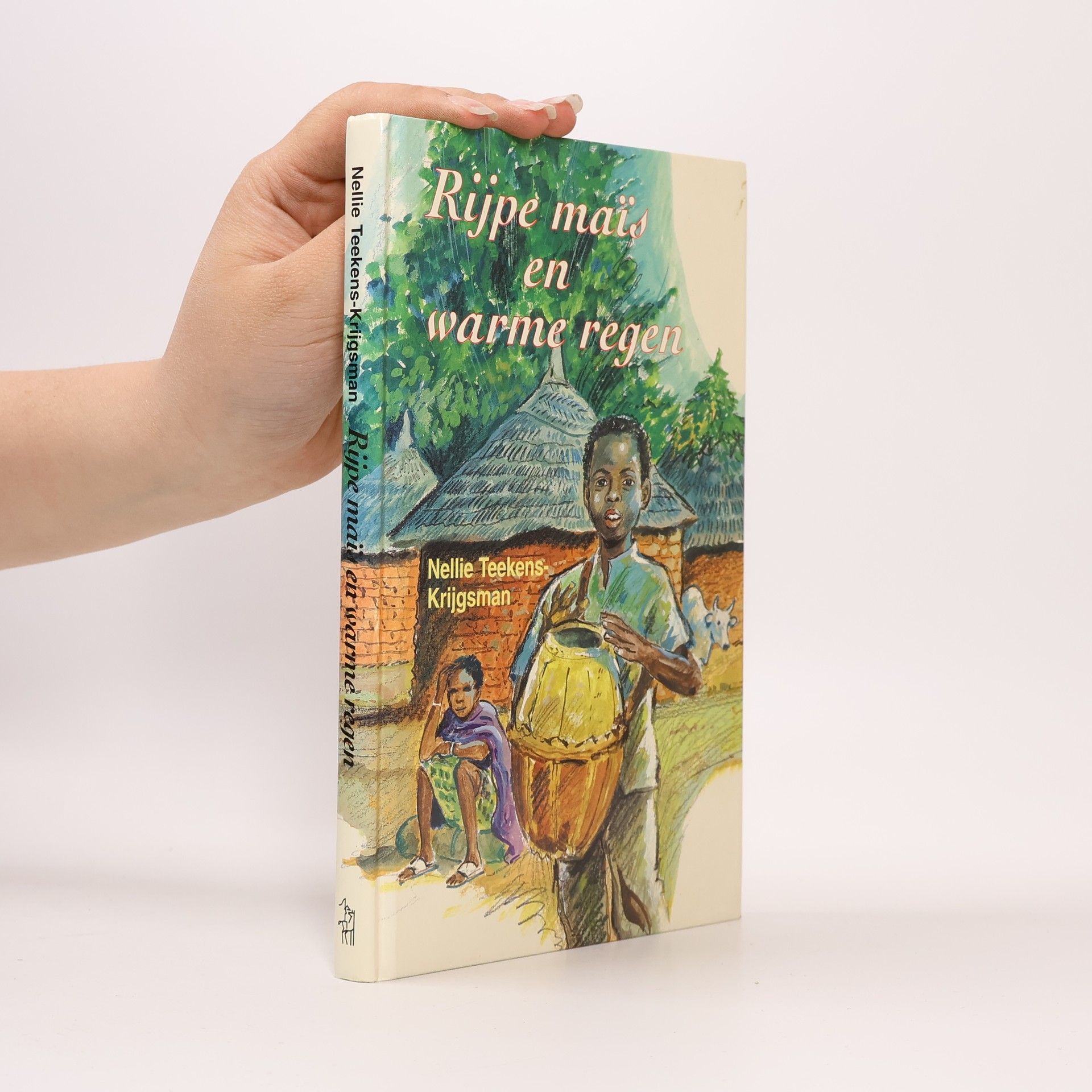 Rijpe maïs en warme regen