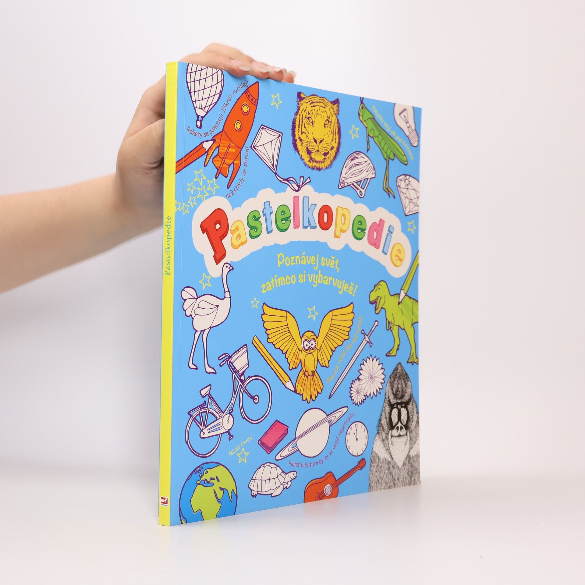 Šárka Dvořáková Tripesová Pastelkopedie : poznávej svět, zatímco si vybarvuješ!