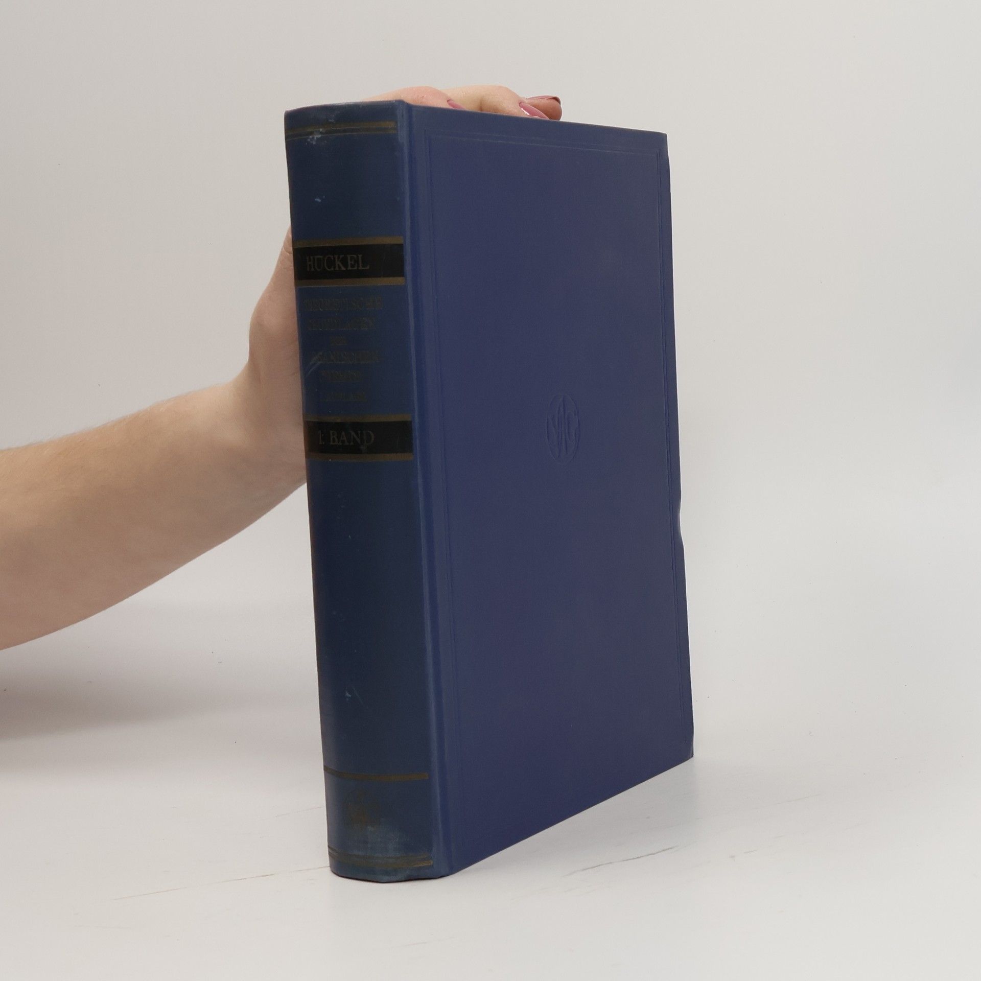 Walter Hückel Theoretische Grundlagen der organischen Chemie 1