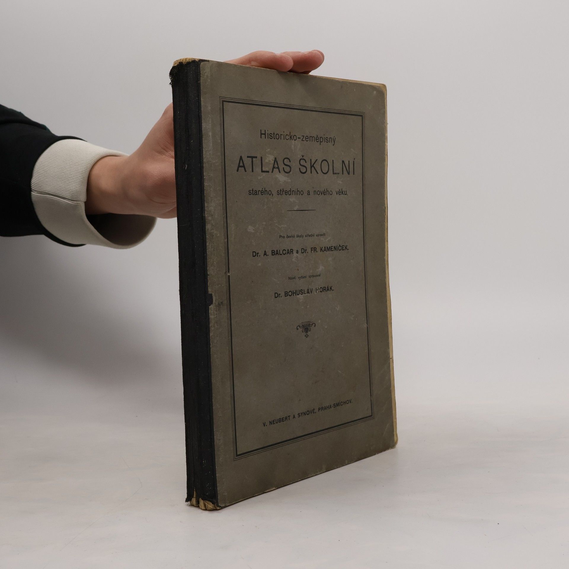 Historicko-zeměpisný atlas školní starého, středního a nového věku. Pro české školy střední