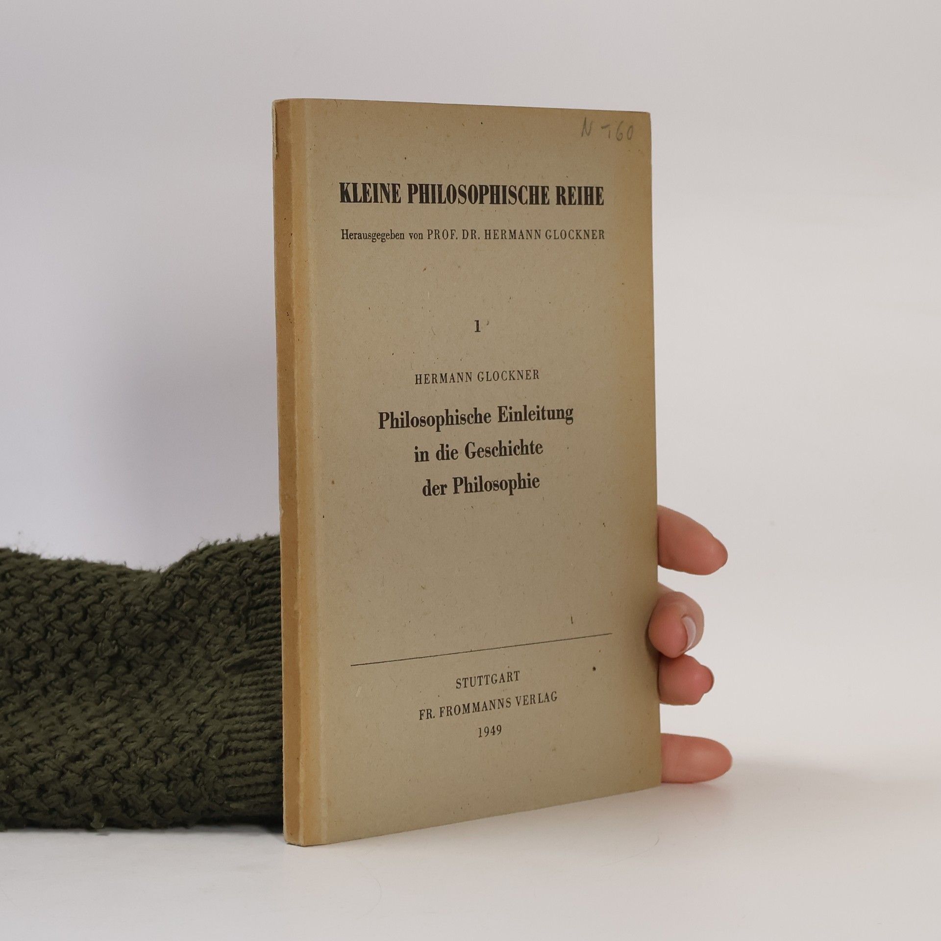 Hermann Glöckner Kleine philosophische Reihe I.