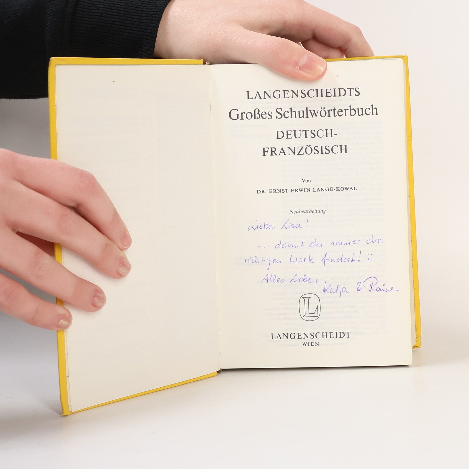 Ernst Erwin Lange-Kowal Deutsch-Französisch