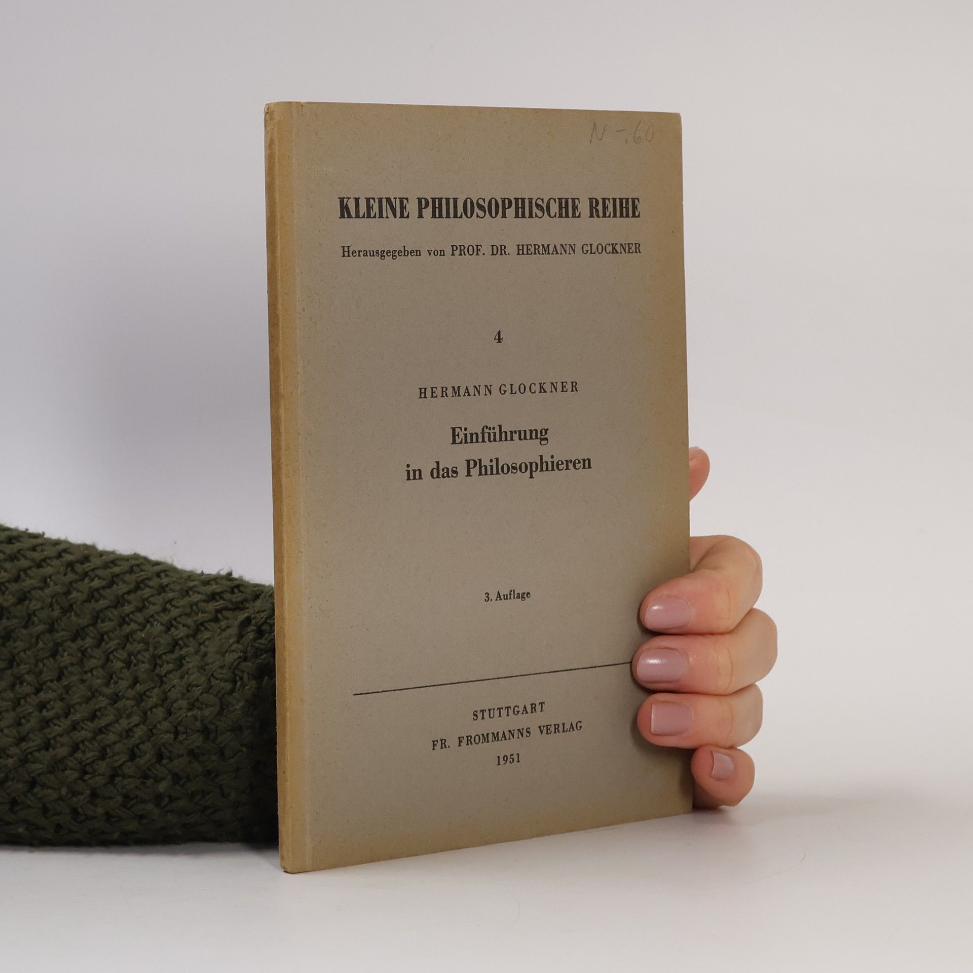 Einführung in das Philosophieren 4.