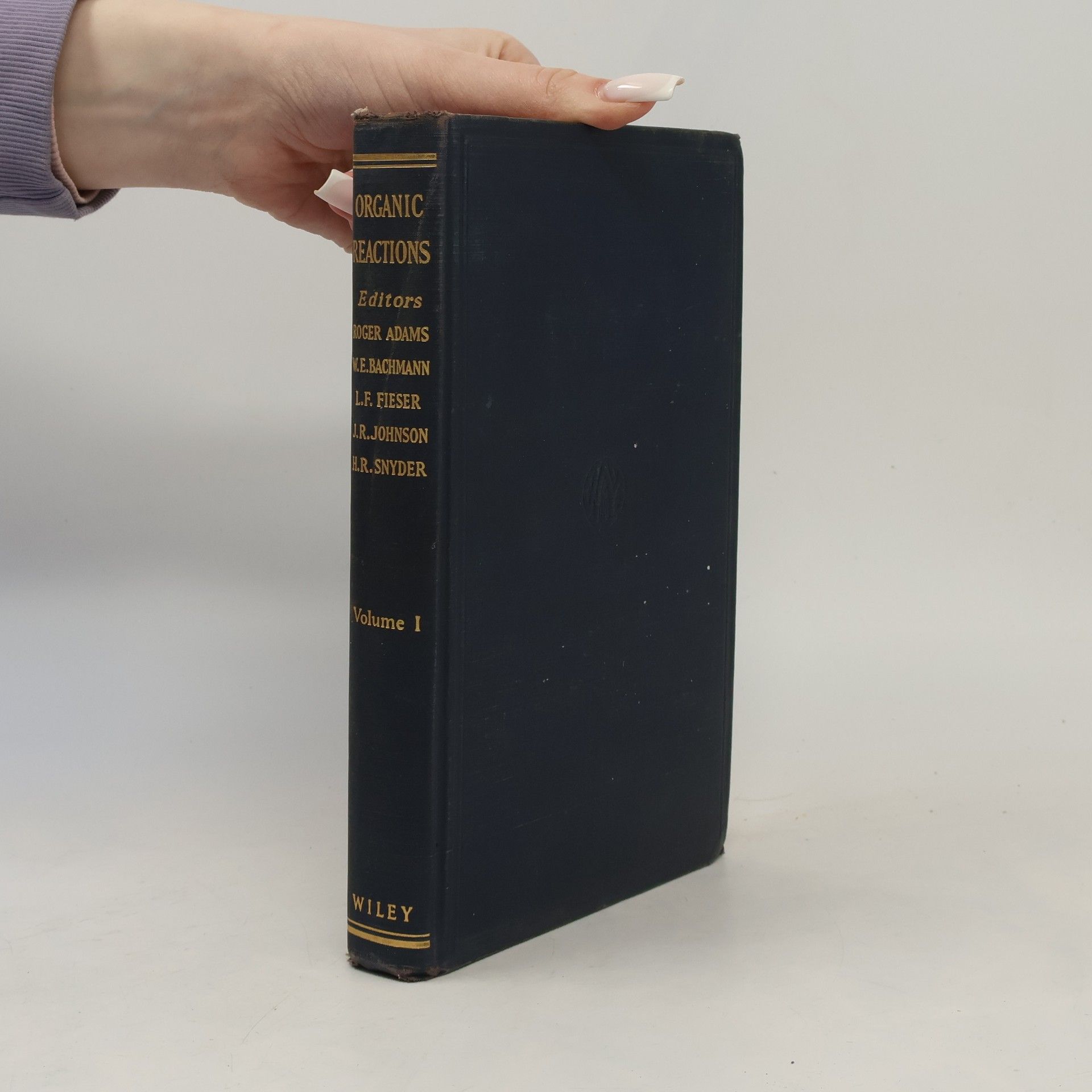 Various authors Organic Reactions. Volume I.