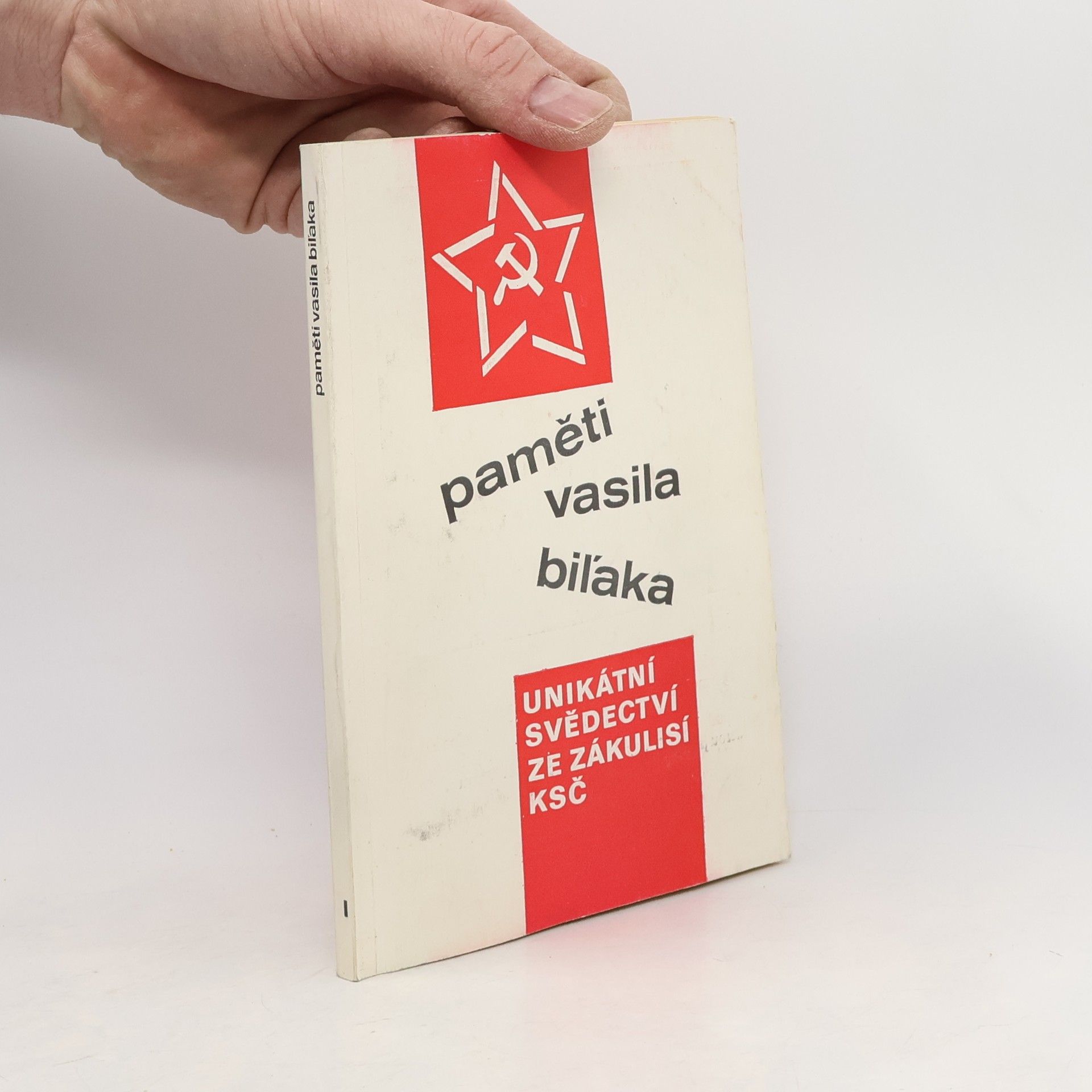 Jindřich Bílovský Paměti Vasila Biľaka. I.