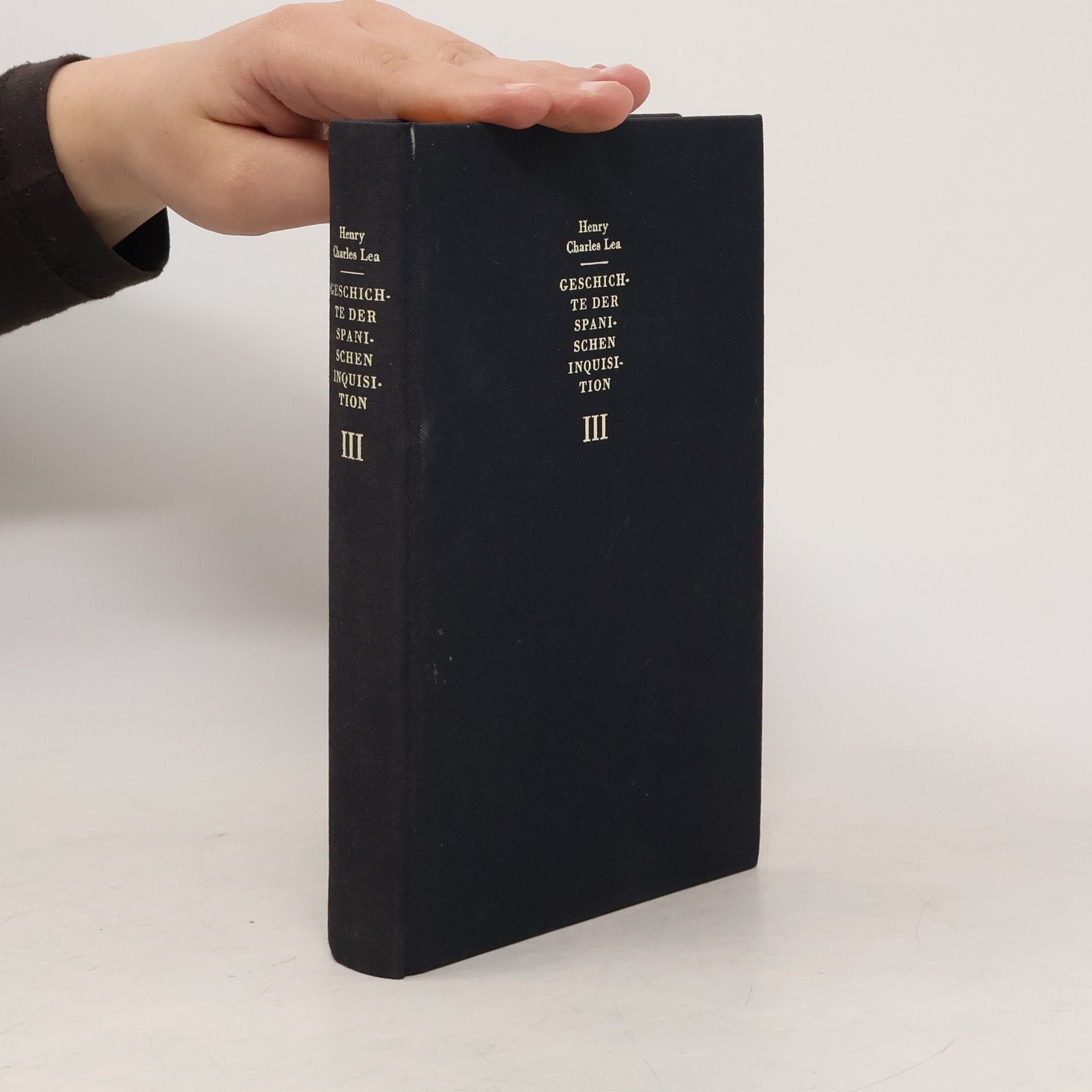 Prosper Müllendorff Geschichte der Spanischen Inquisition. Neun Bücher in drei Bänden.