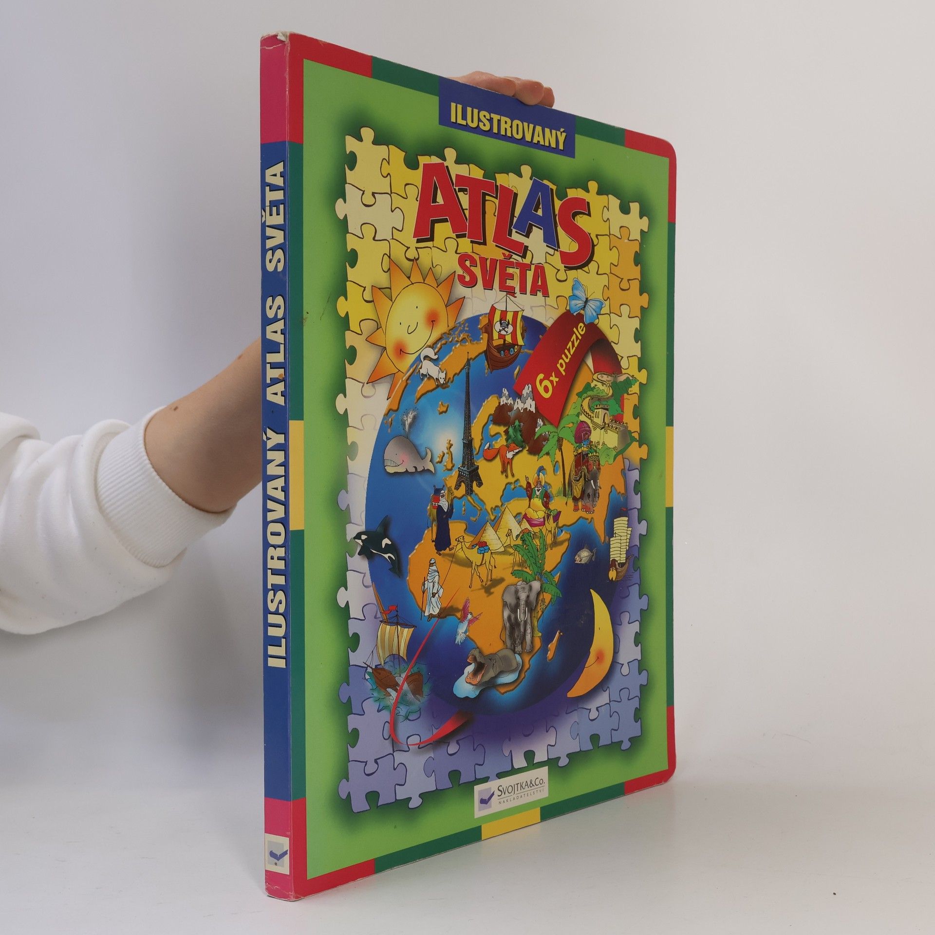 Collectif d'auteurs Ilustrovaný atlas světa. 6 x puzzle