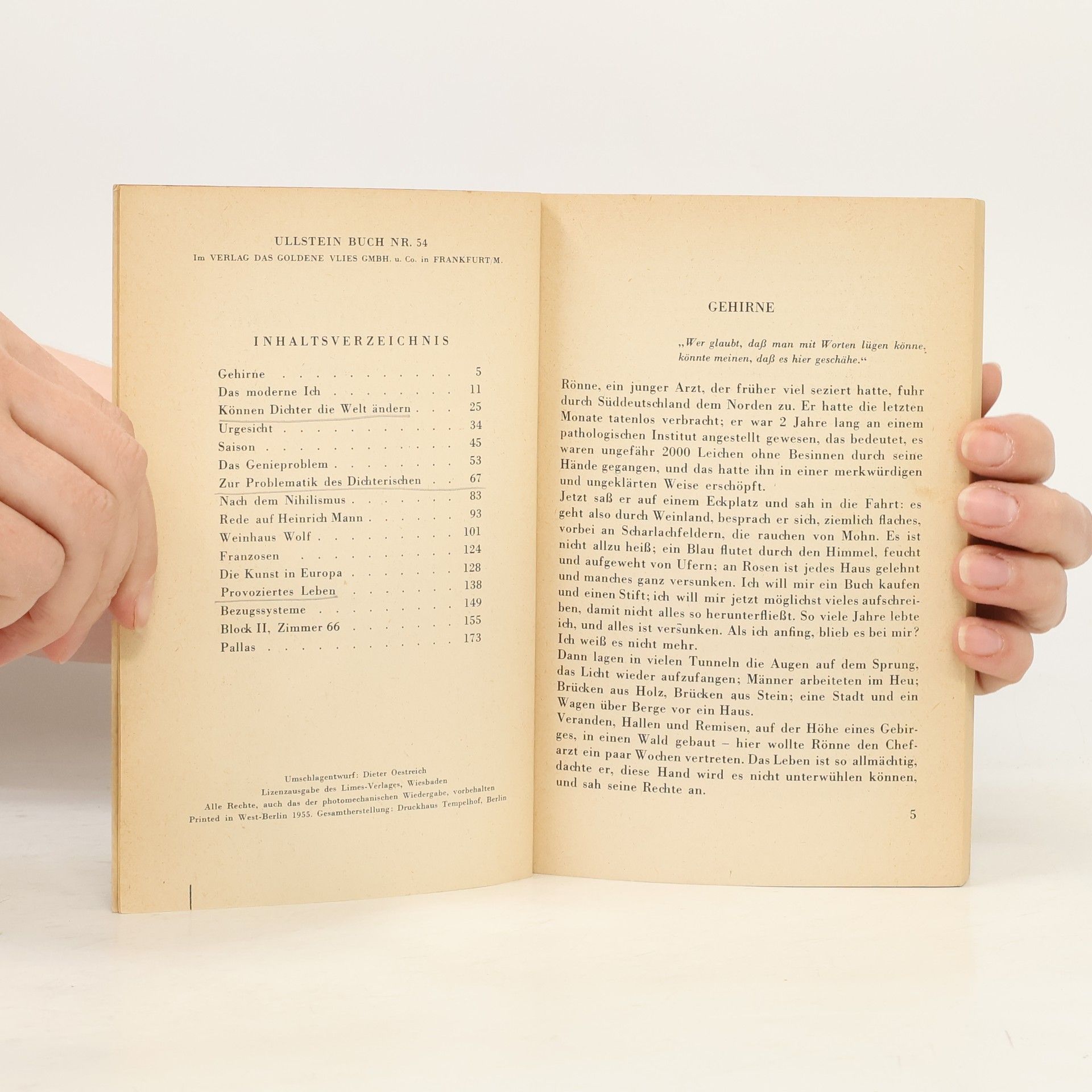 Gottfried Benn Provoziertes Leben