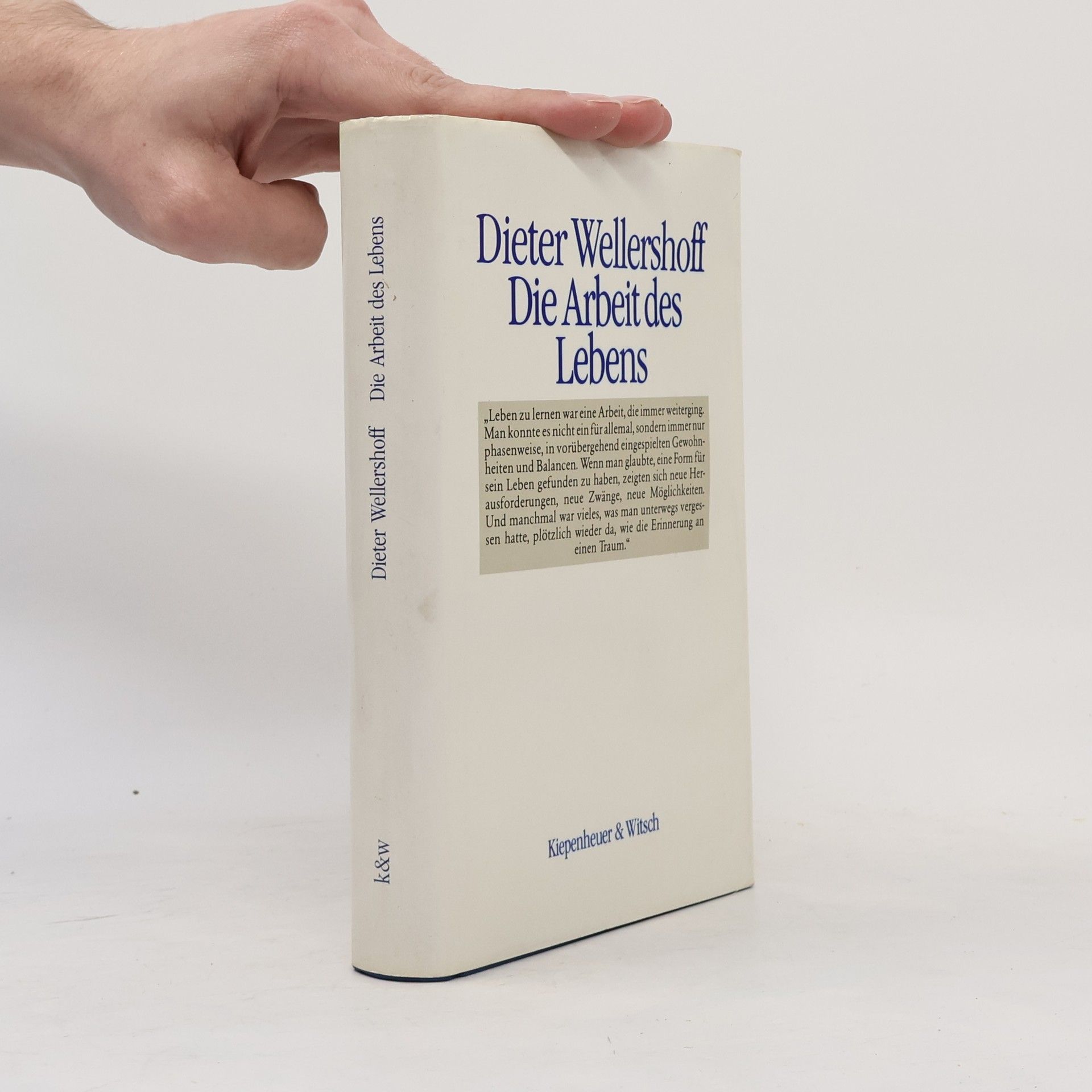 Die Arbeit des Lebens