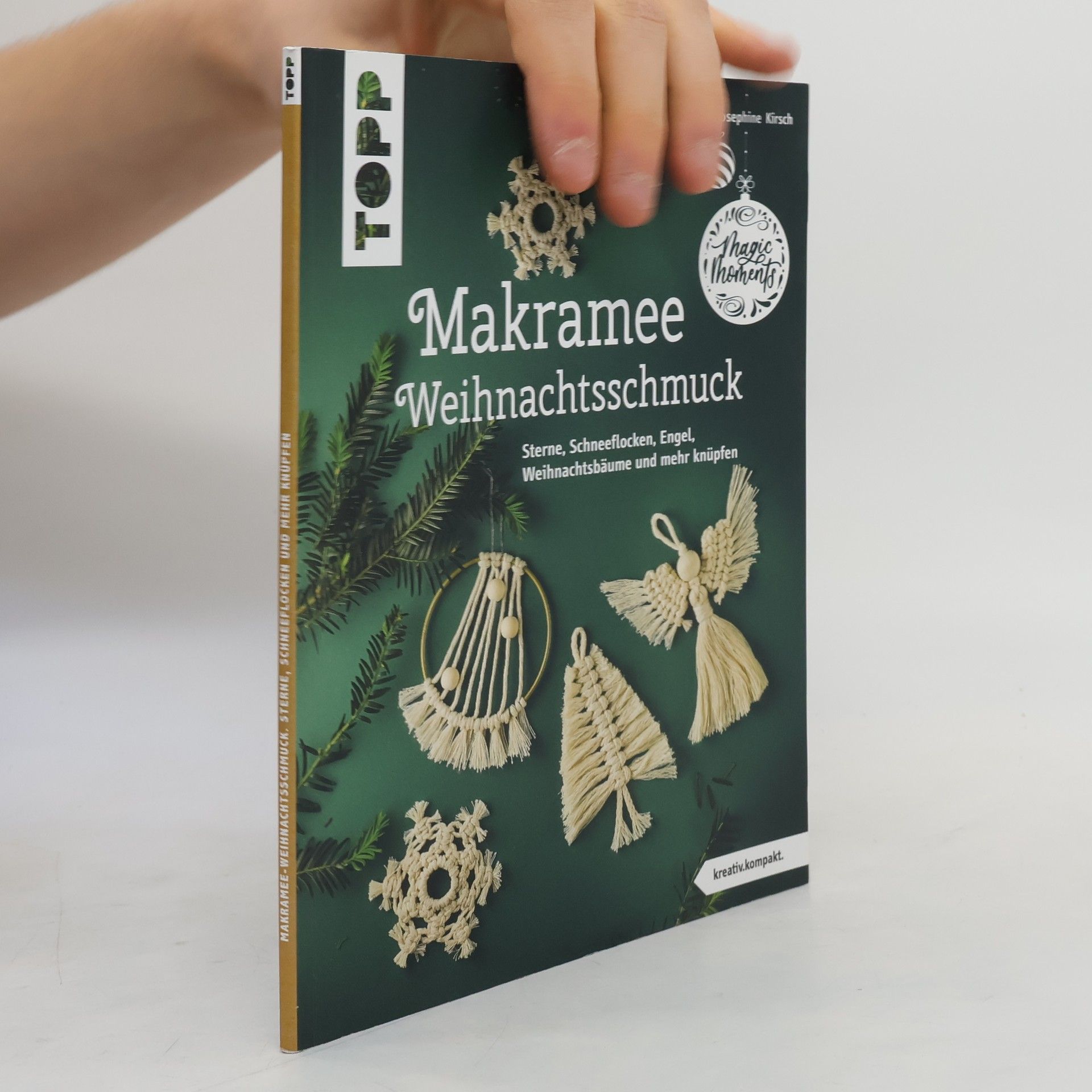 Makramee-Weihnachtsschmuck