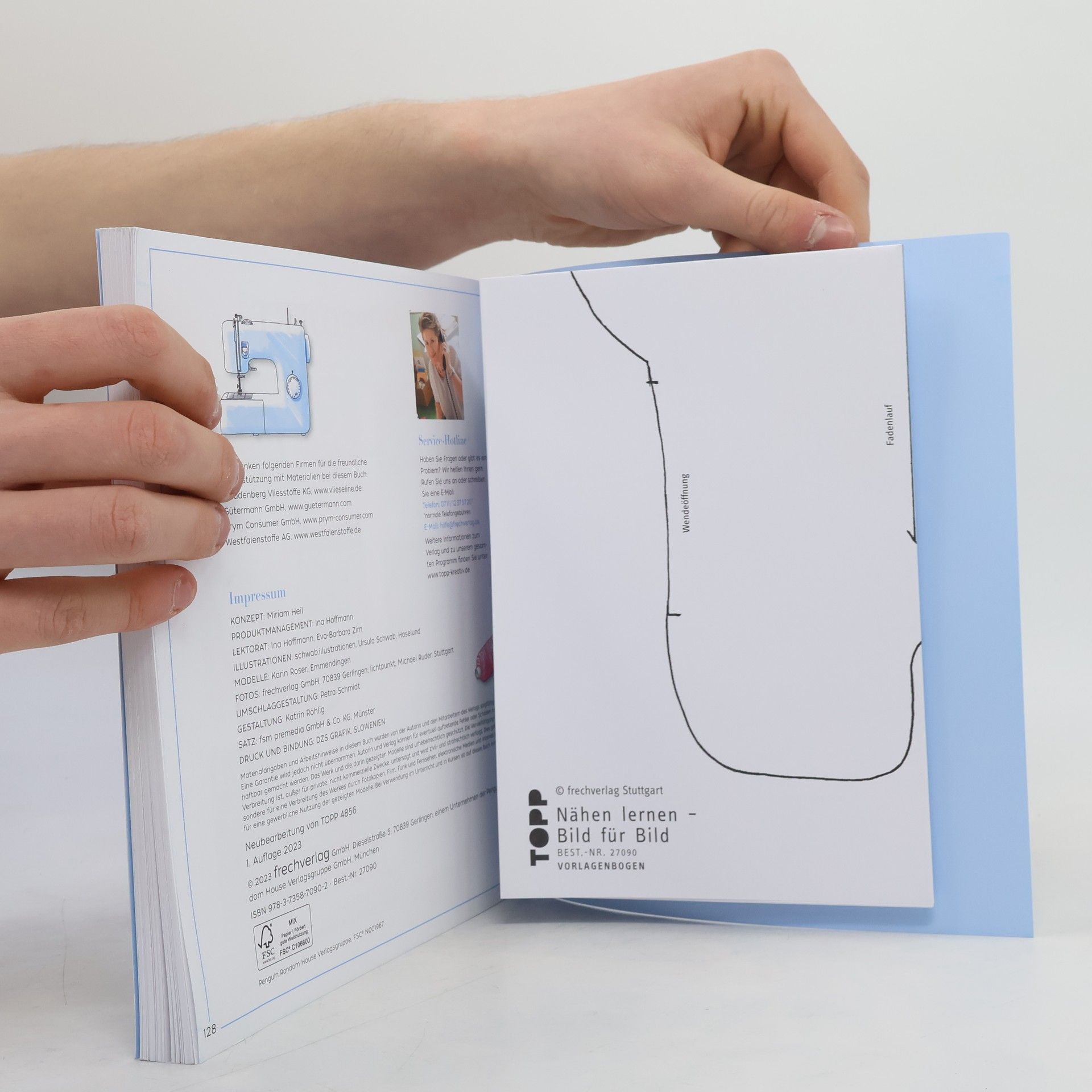 Frechverlag Nähen lernen Bild für Bild