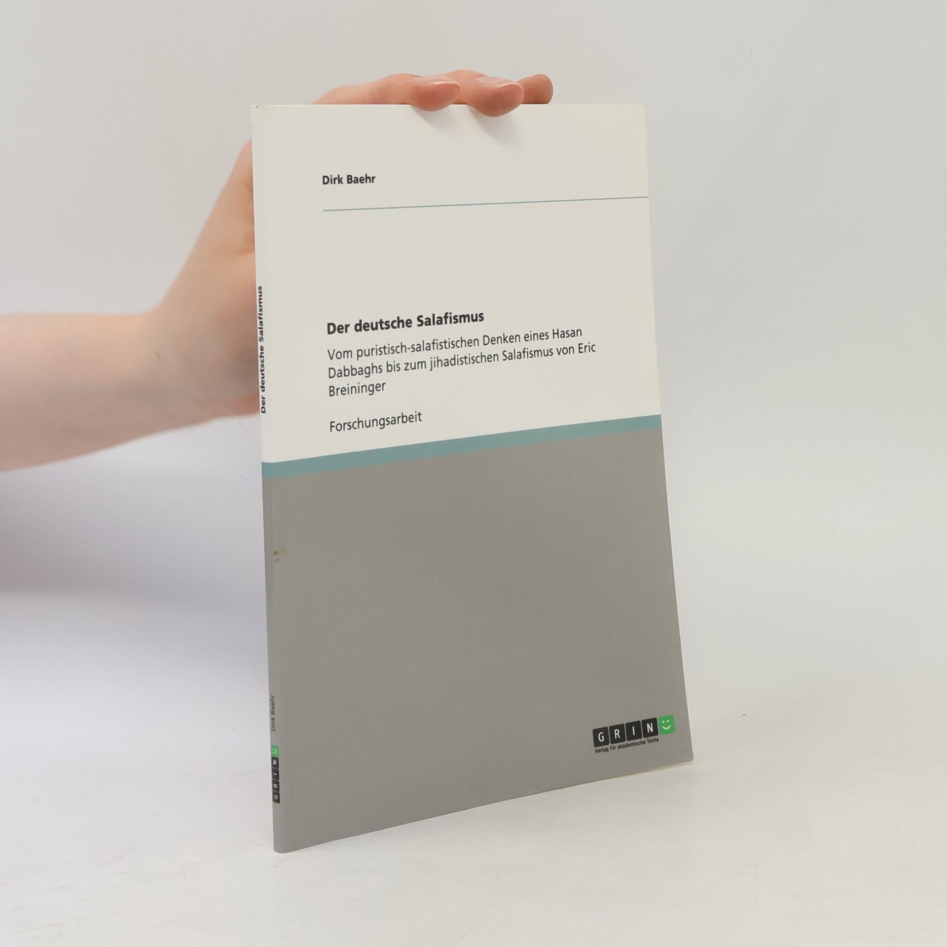 Dirk Baehr Der deutsche Salafismus