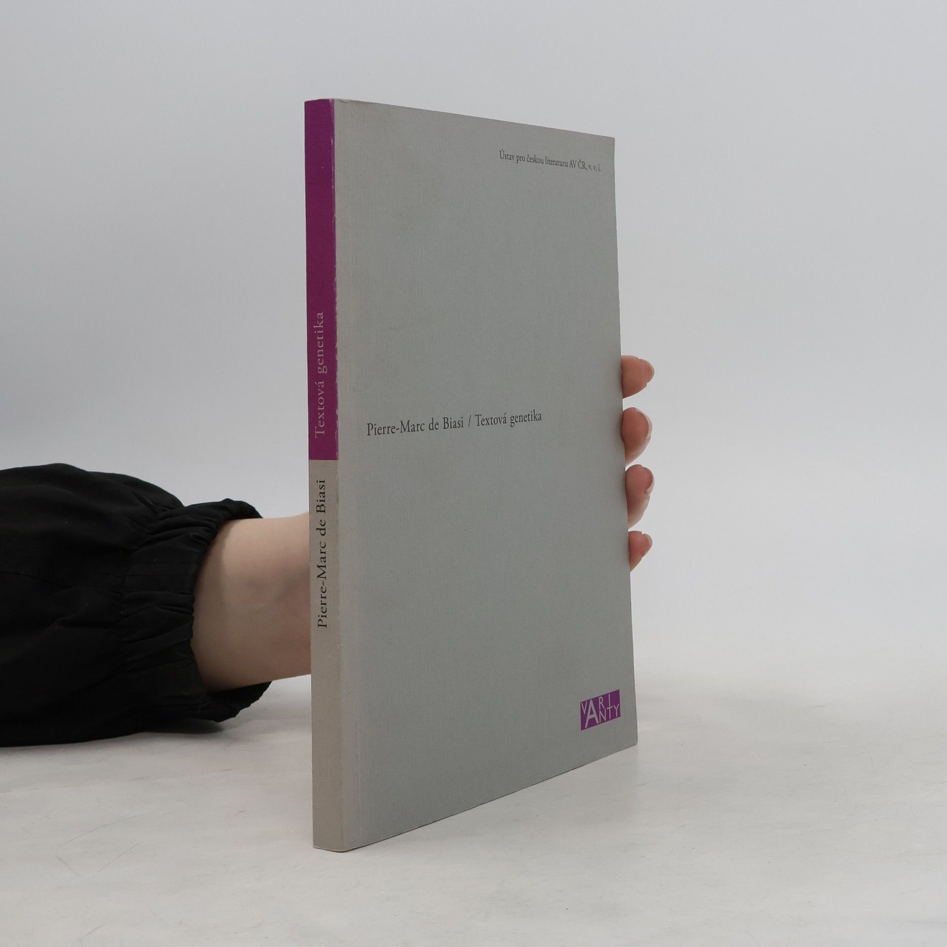 Pierre-Marc de Biasi Textová genetika