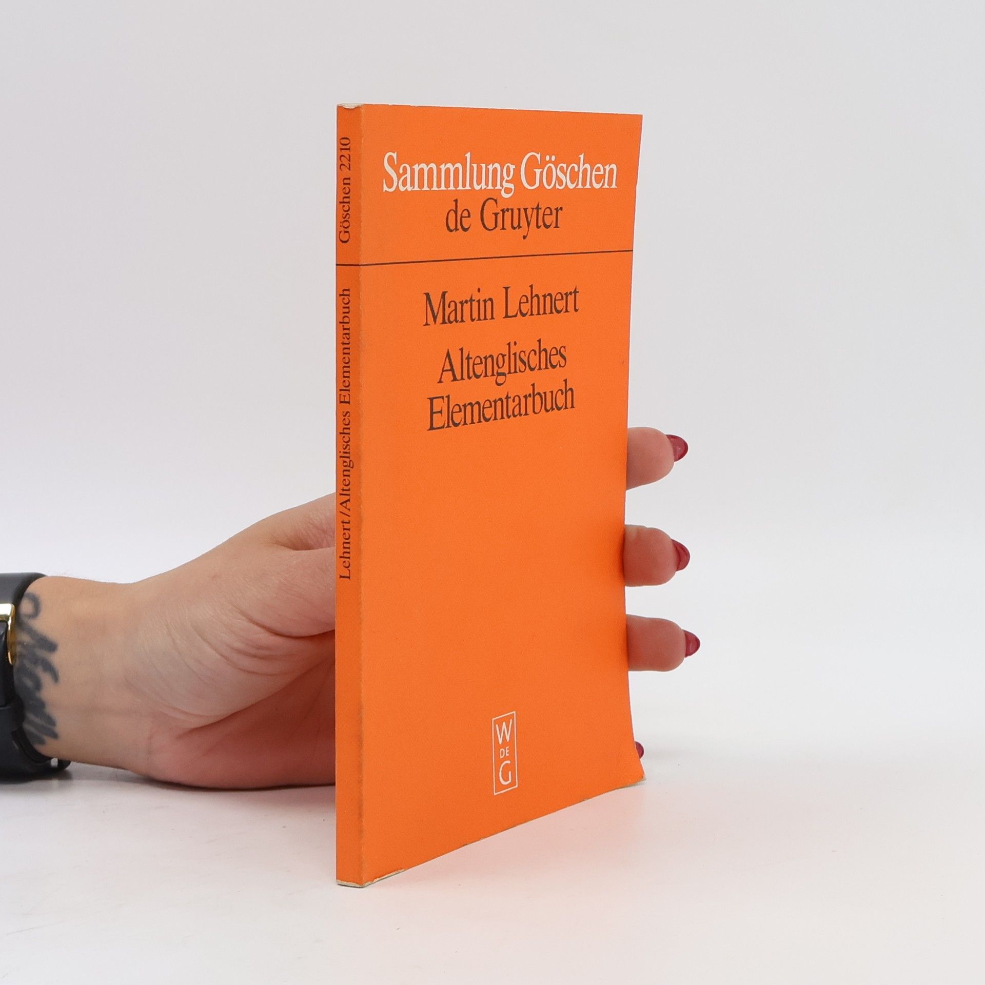 Martin Lehnert Altenglisches Elementarbuch