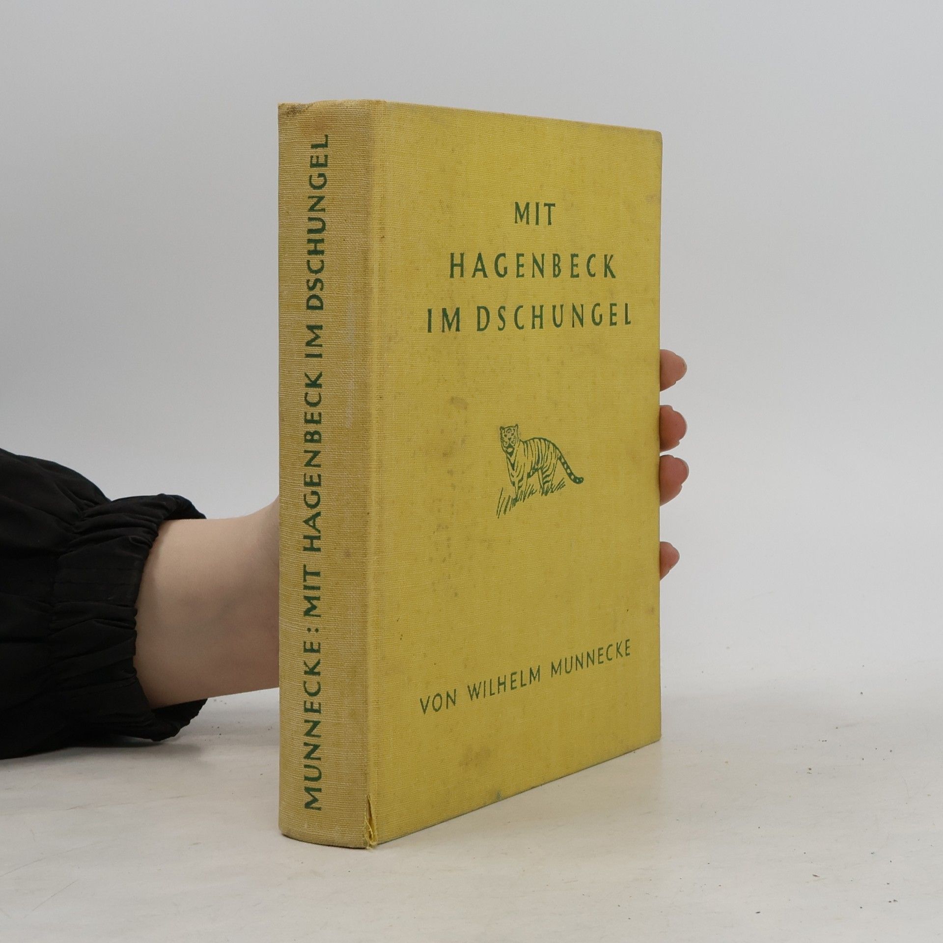 Wilhelm Munnecke Mit Hagenbeck in Dschungel