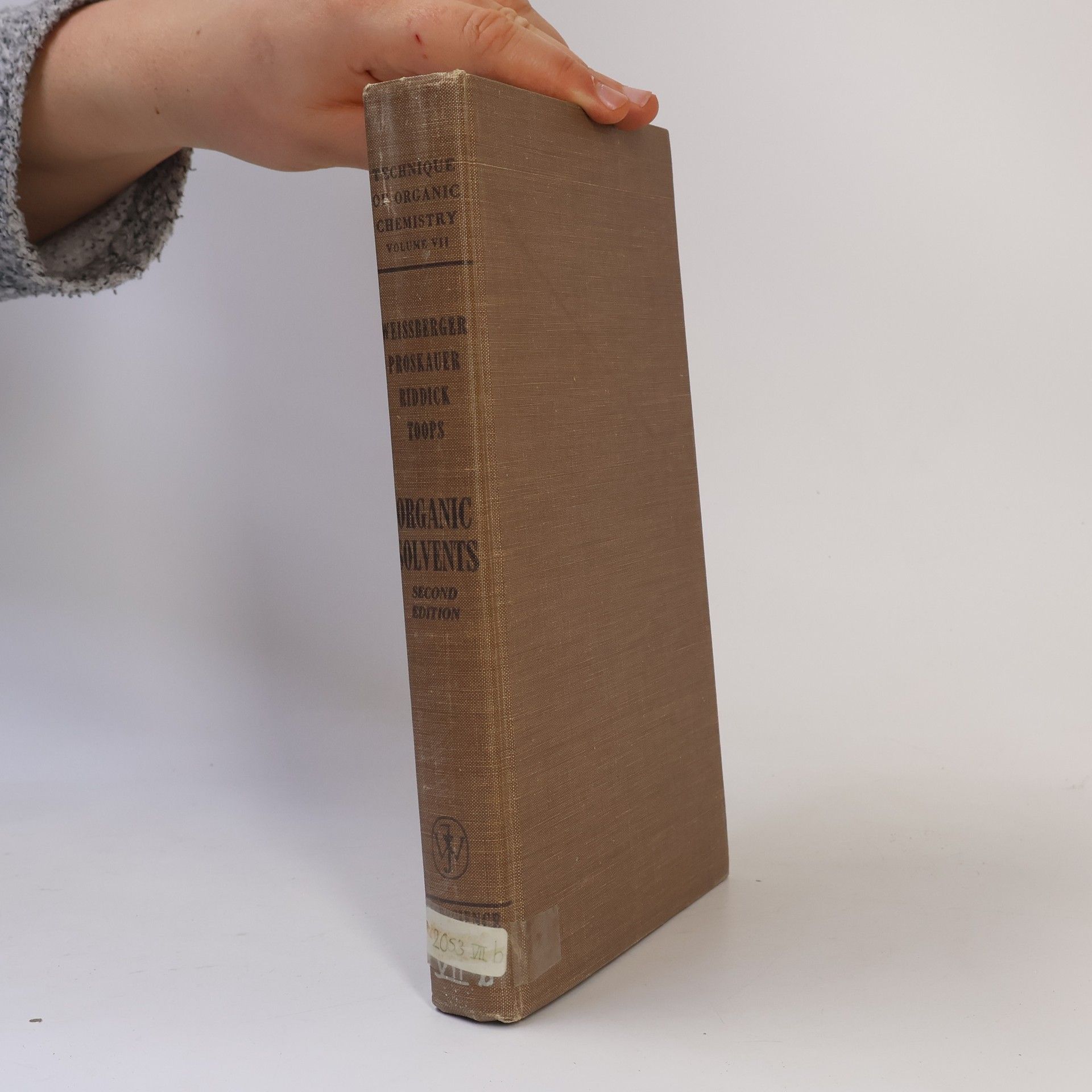 Autorenkollektiv Technique of Organic Chemistry VII