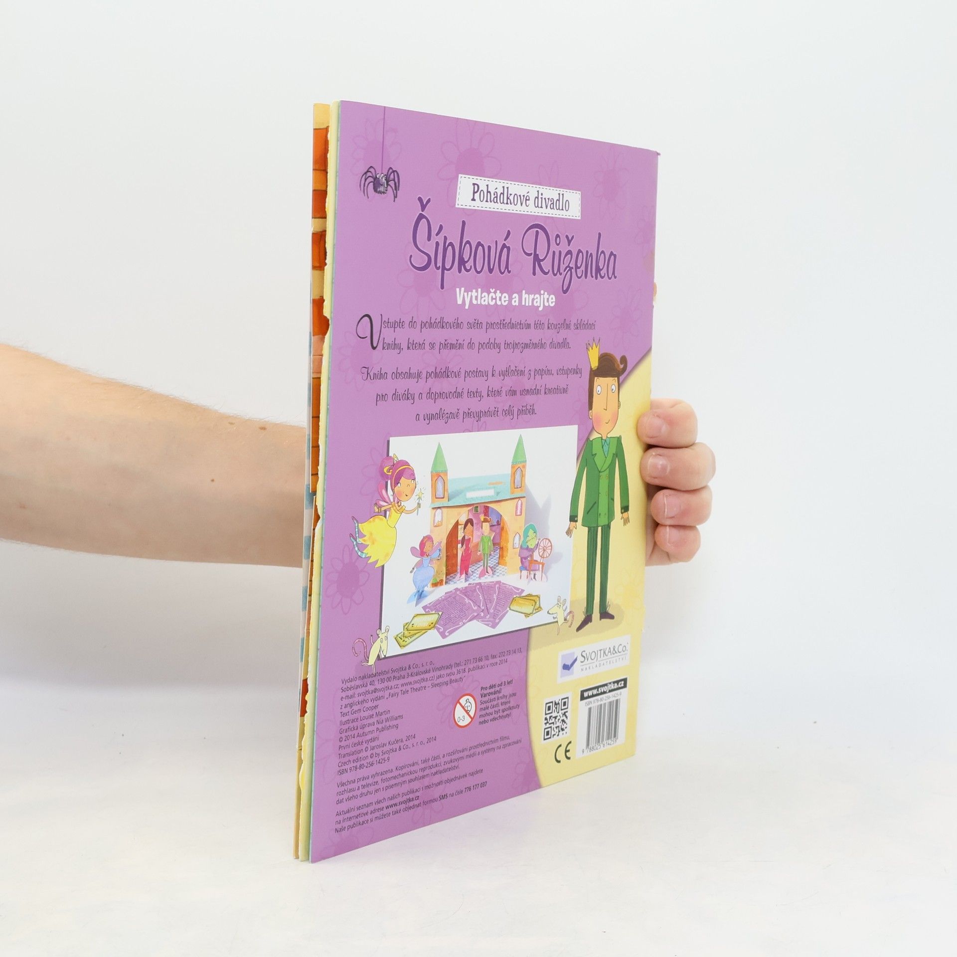 Nia Williams Šípková Růženka pohádkové divadlo : vytlačte a hrajte