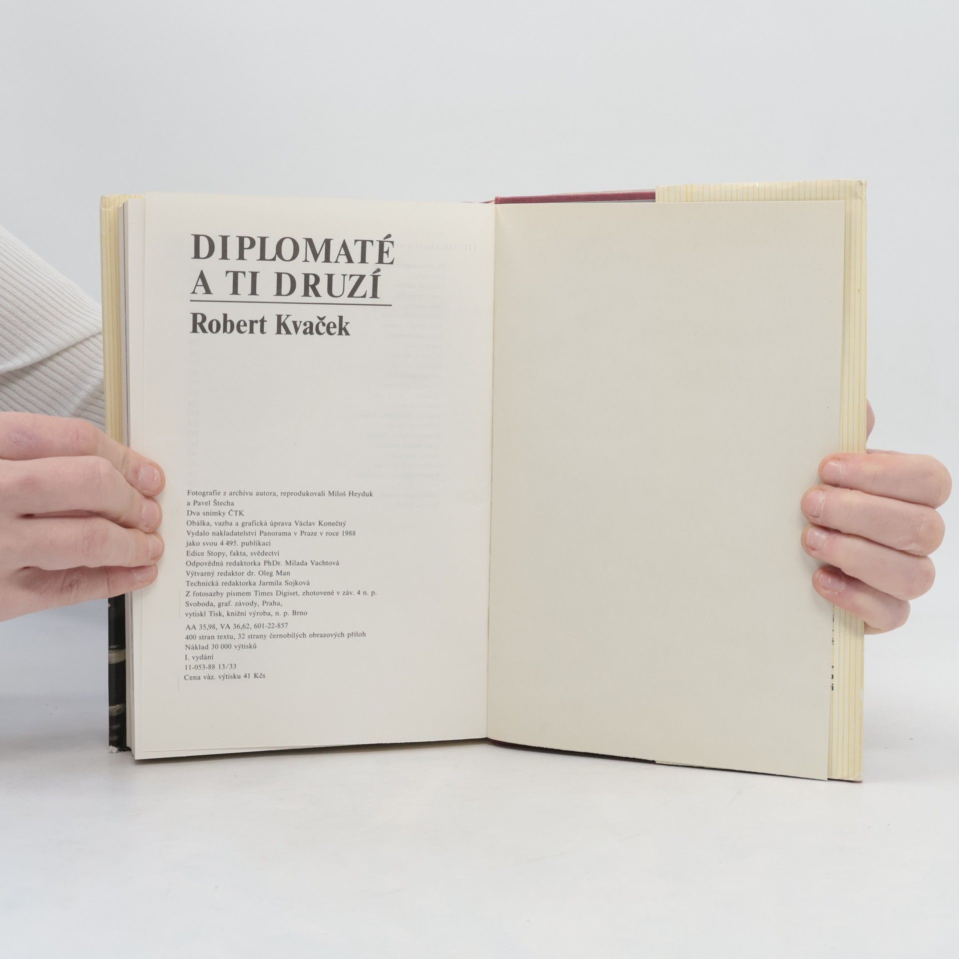 Robert Kvaček Diplomaté a ti druzí